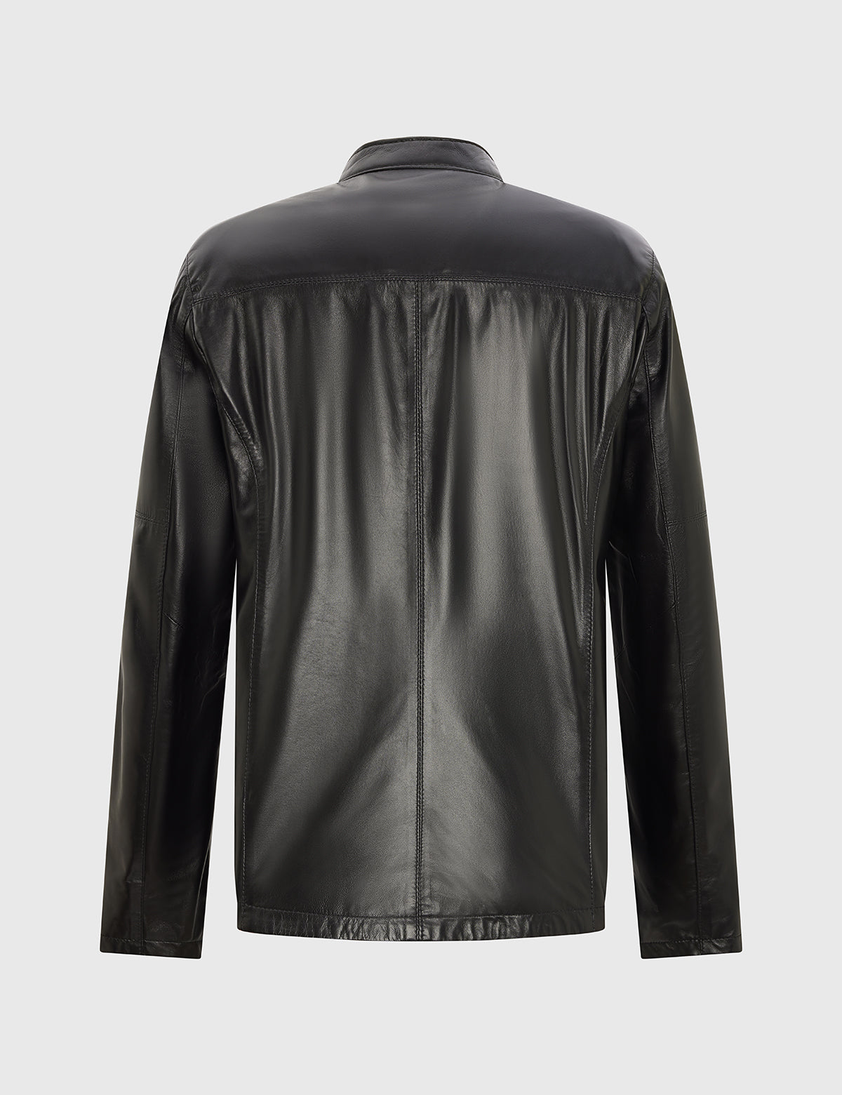 Haji Black Men's Leather Jacket