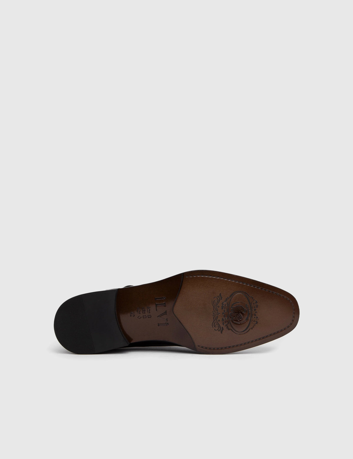 Vitis Derby-Schuh für Herren aus antikem schwarzem Leder