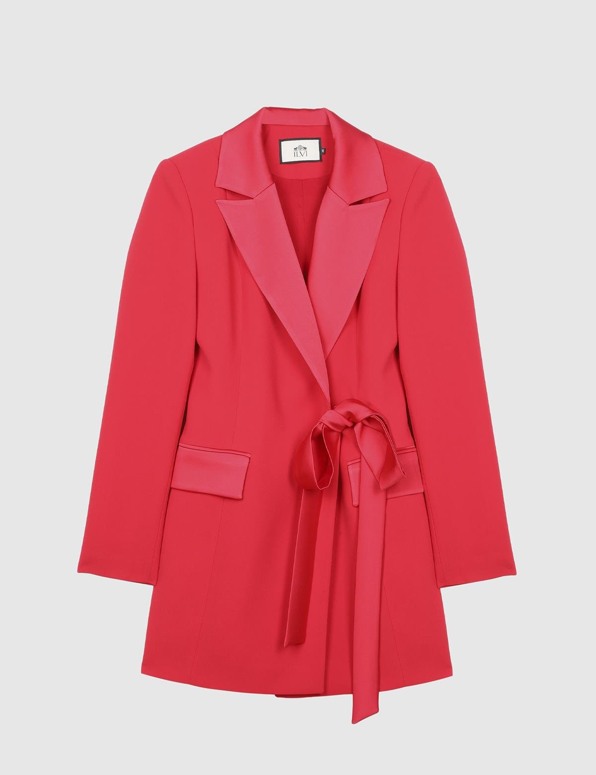 Abelia Red Women's Jacket Dress