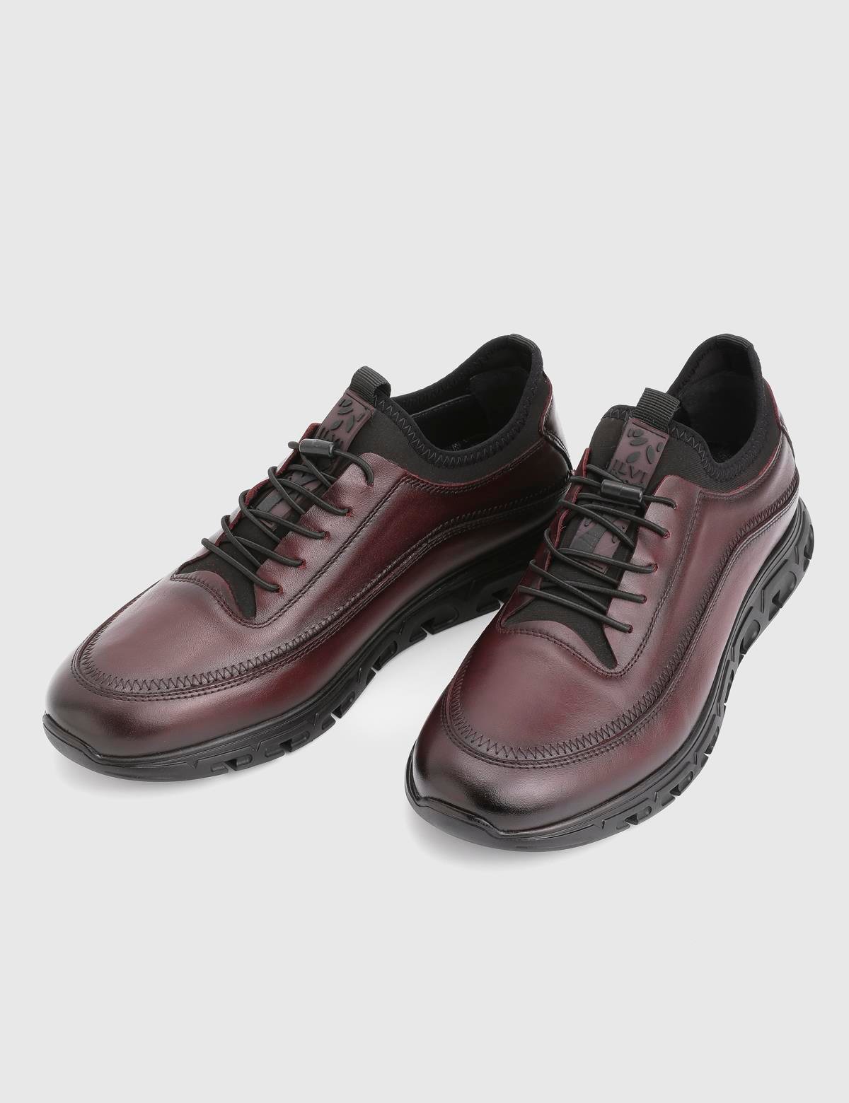 Adler Burgundy Leather Men's Sneaker