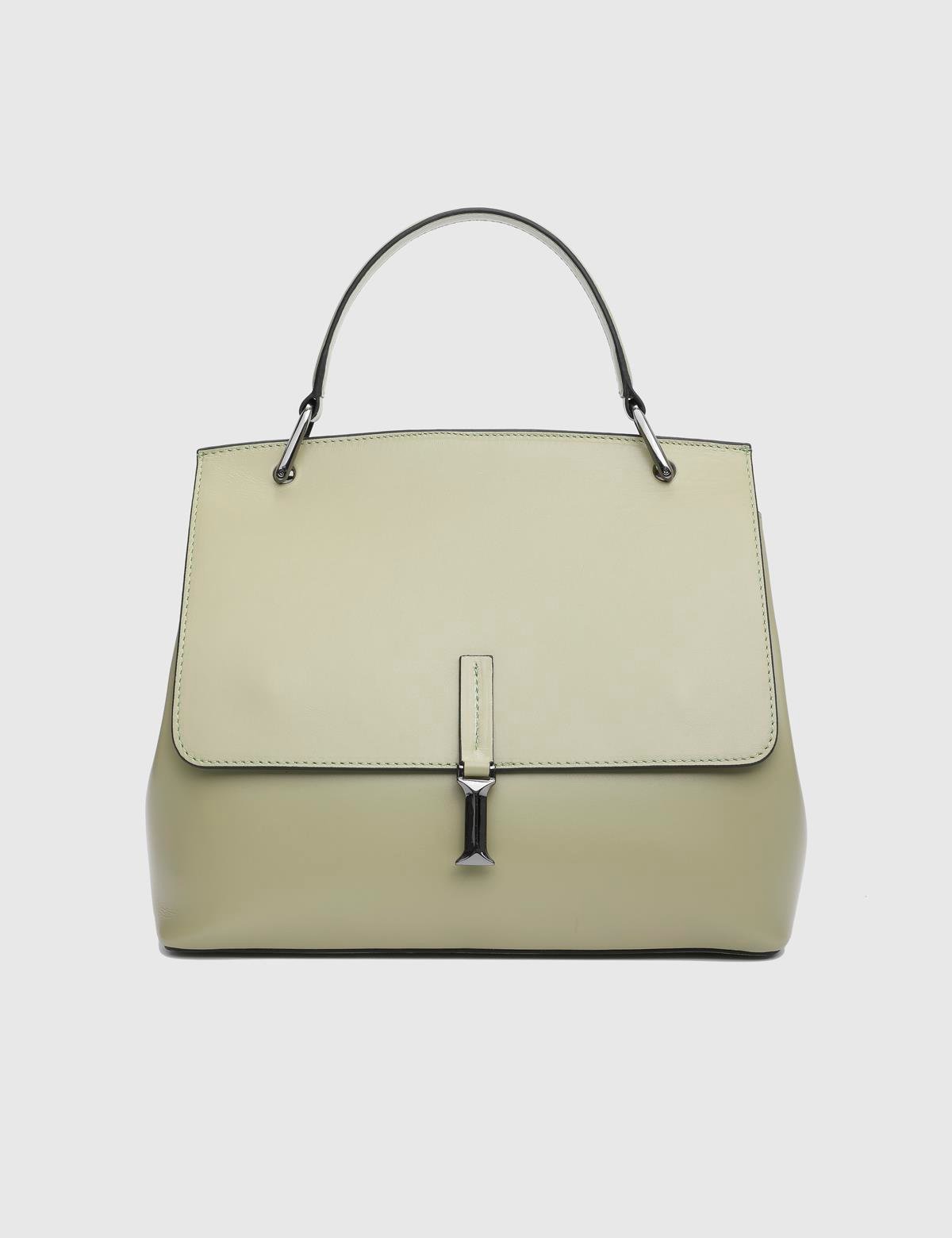 Aires Olive Green Floater Leather Women's Handbag