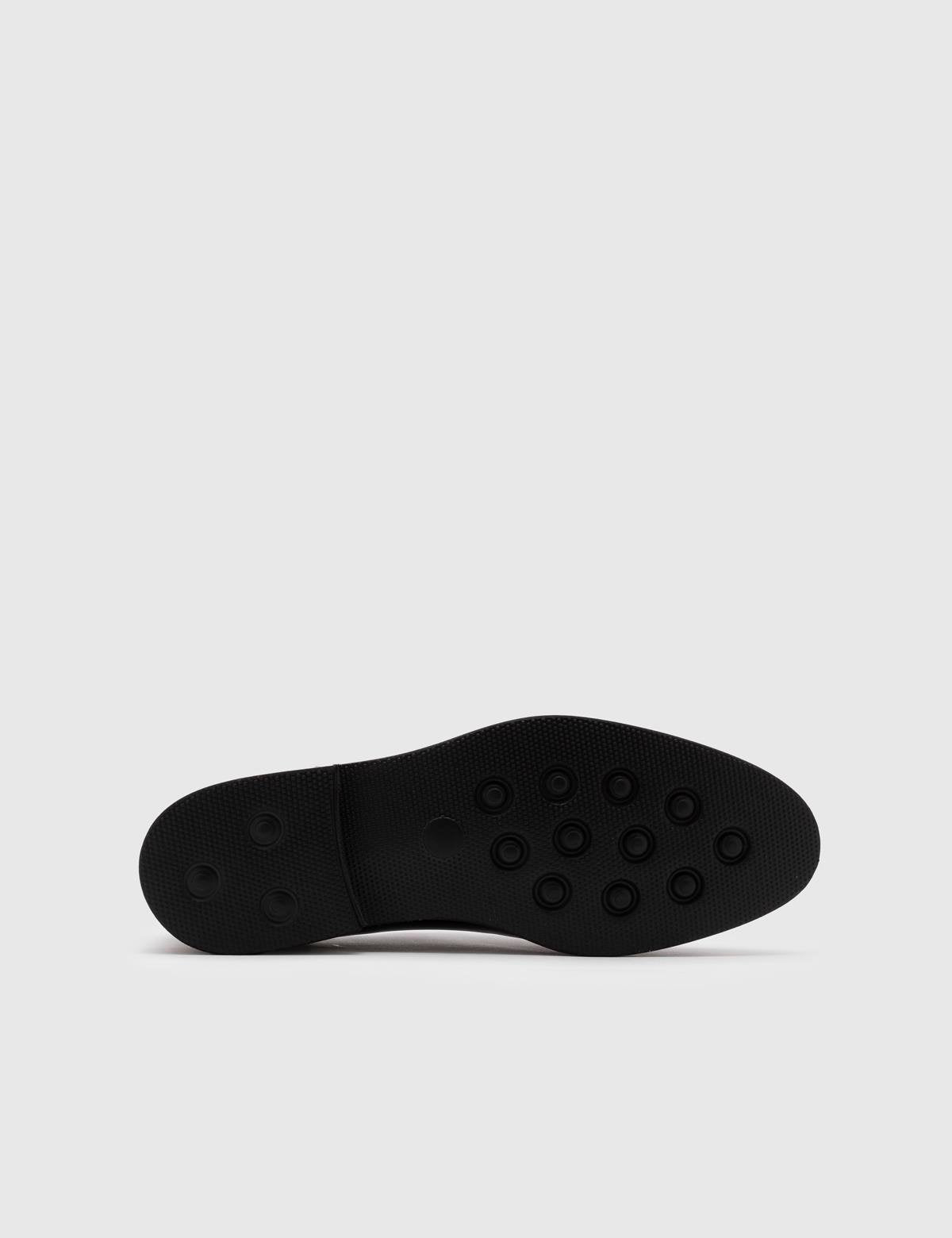 Akil Black Patent Leather Men's Oxford