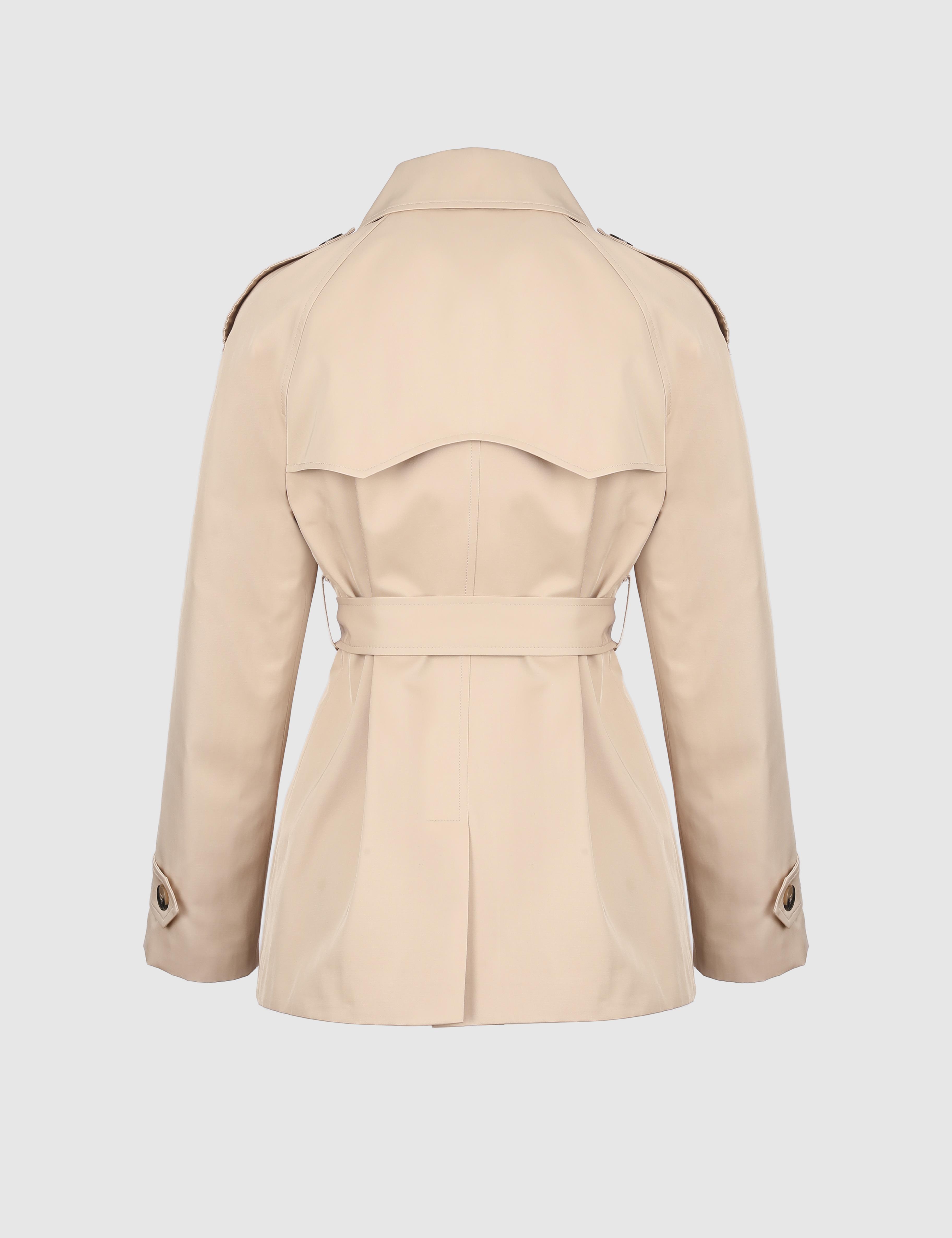 Alissia Beige Women's Trench Coat
