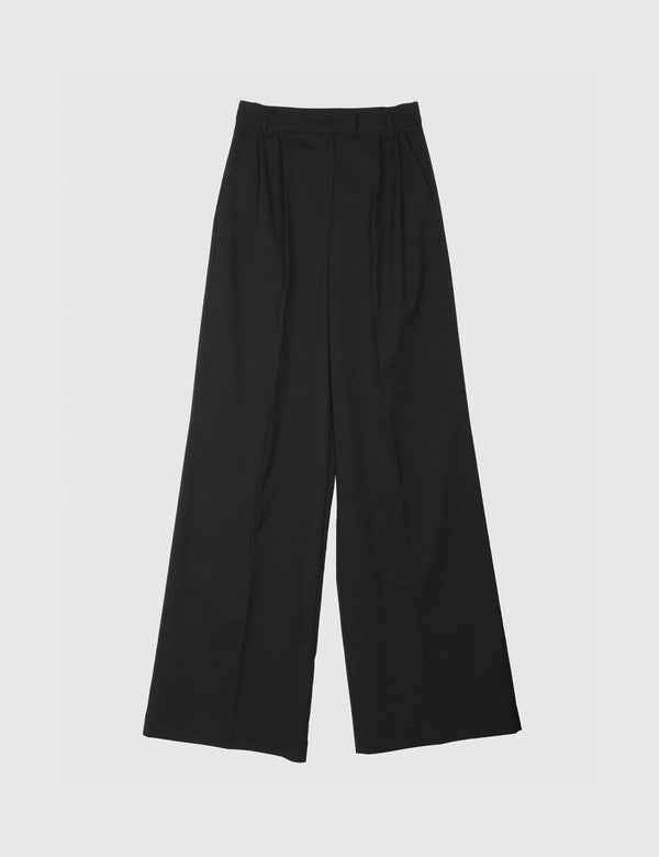 Alyones Black Women's Palazzo Trousers