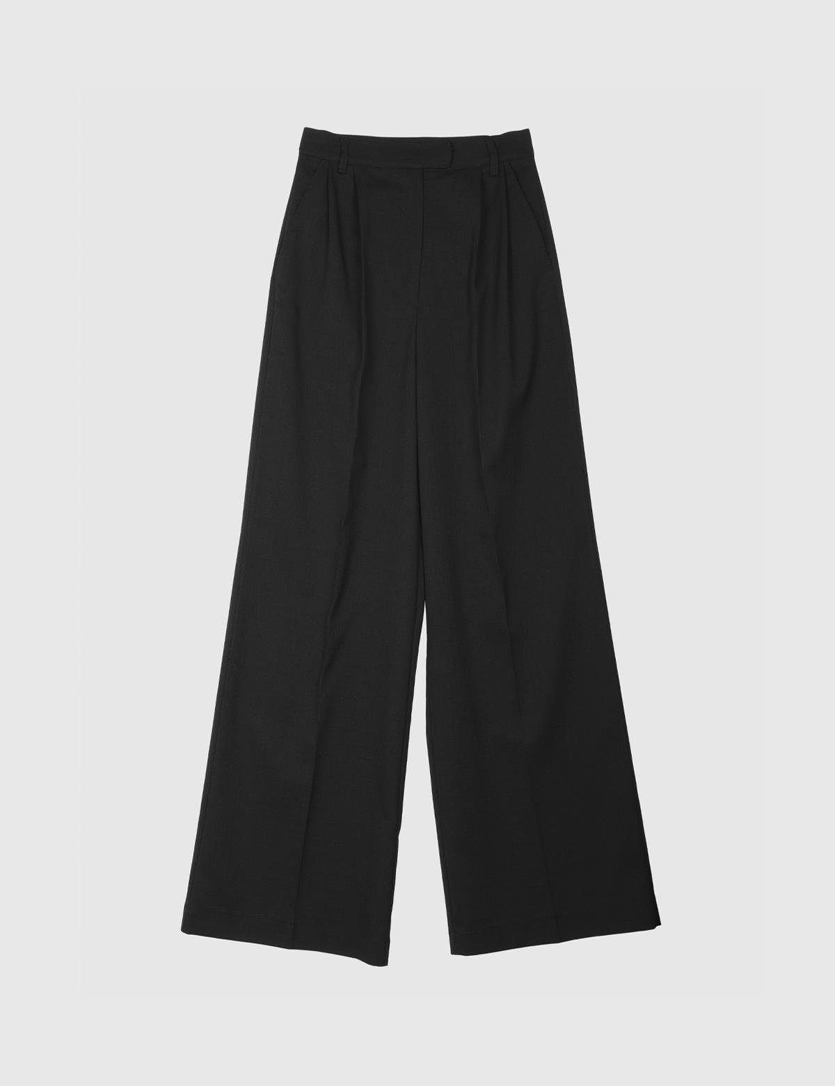 Alyones Black Women's Palazzo Trousers