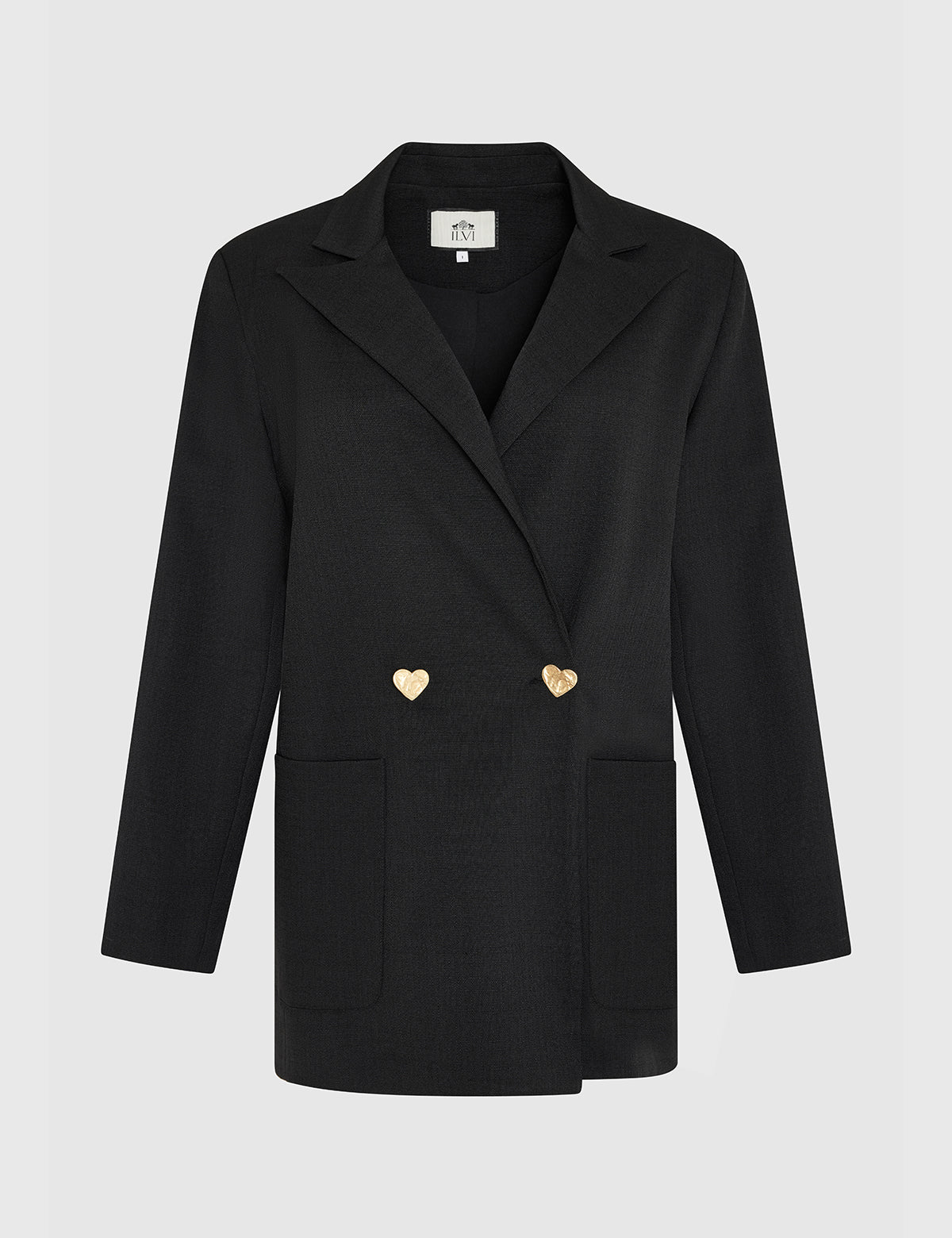 Annalisa Black Women's Oversized Jacket