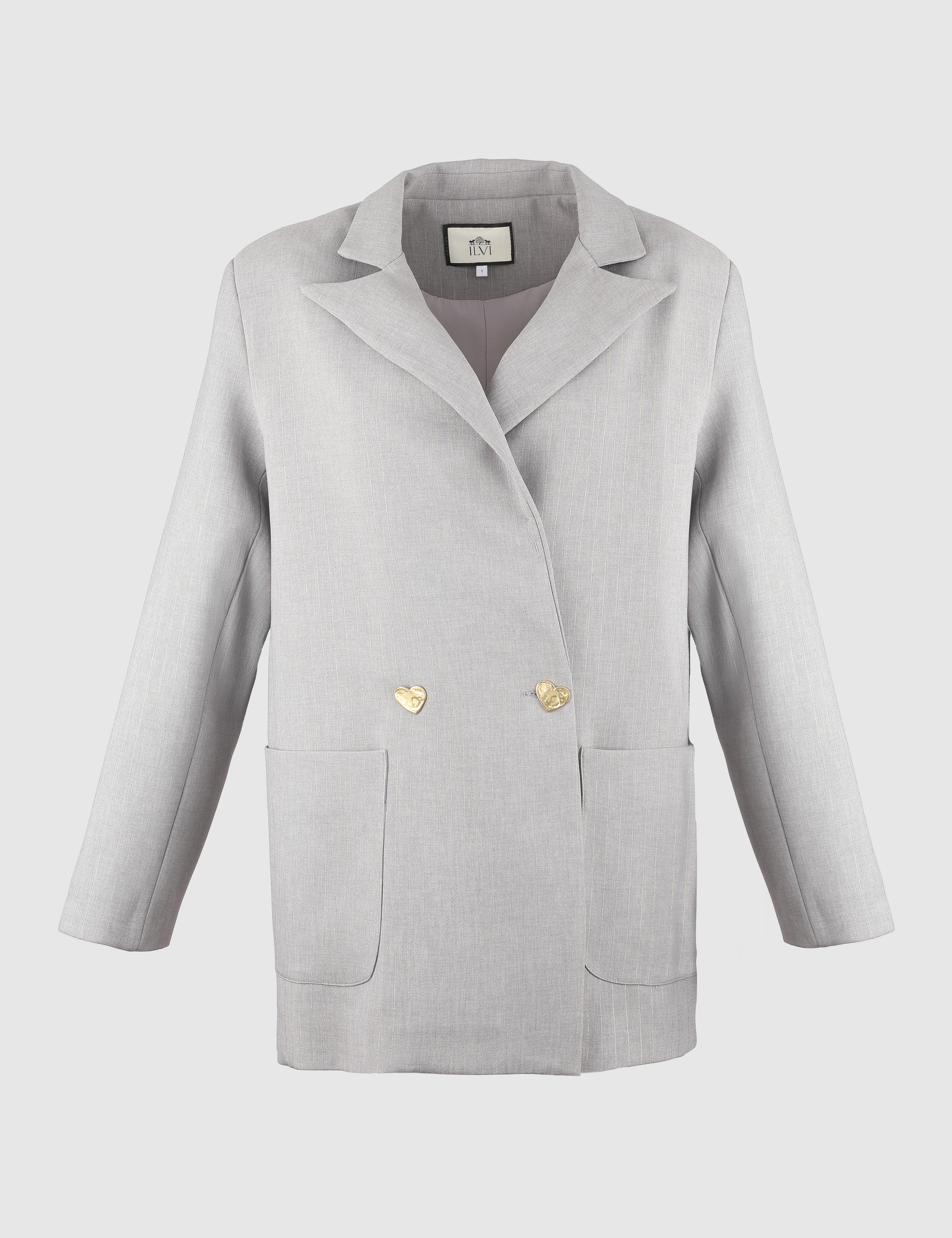 Annalisa Grey Women's Oversized Jacket