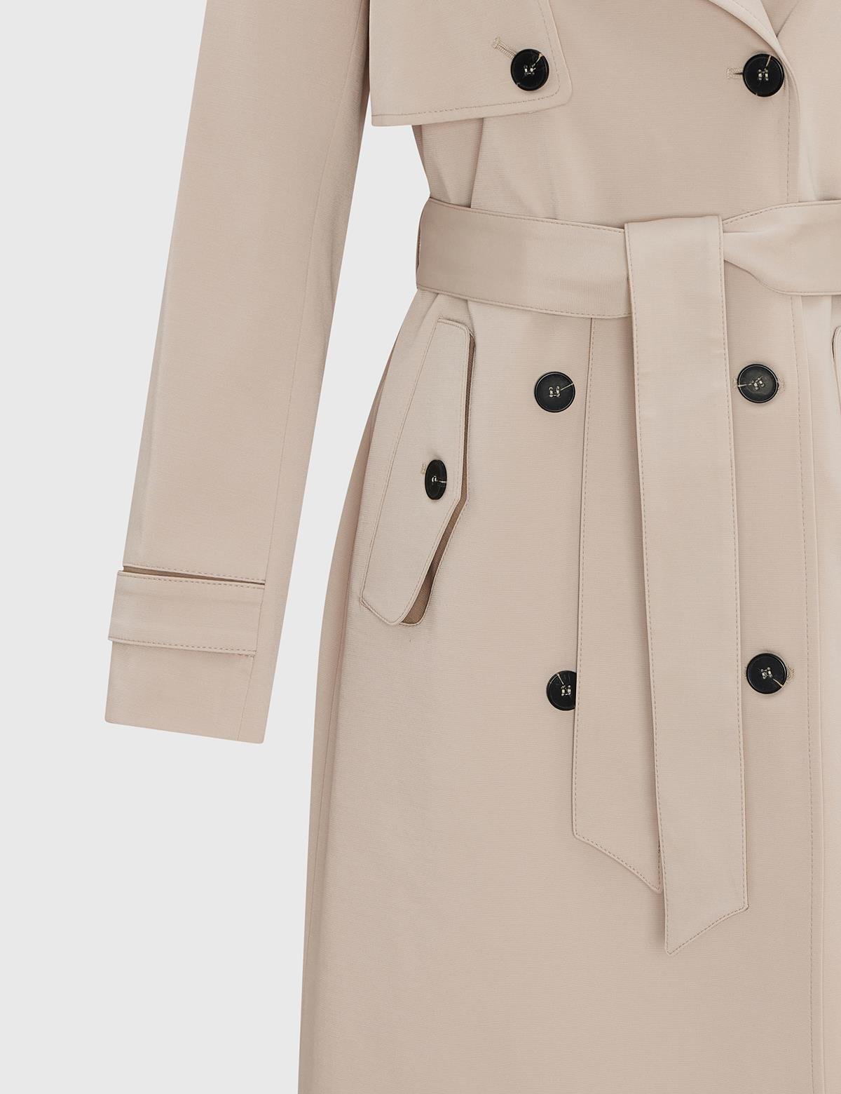 Arira Beige Women's Trench Coat