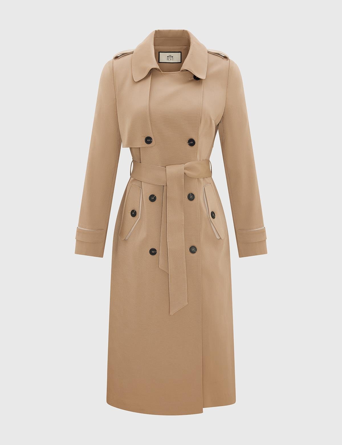 Arira Camel Women's Trench Coat
