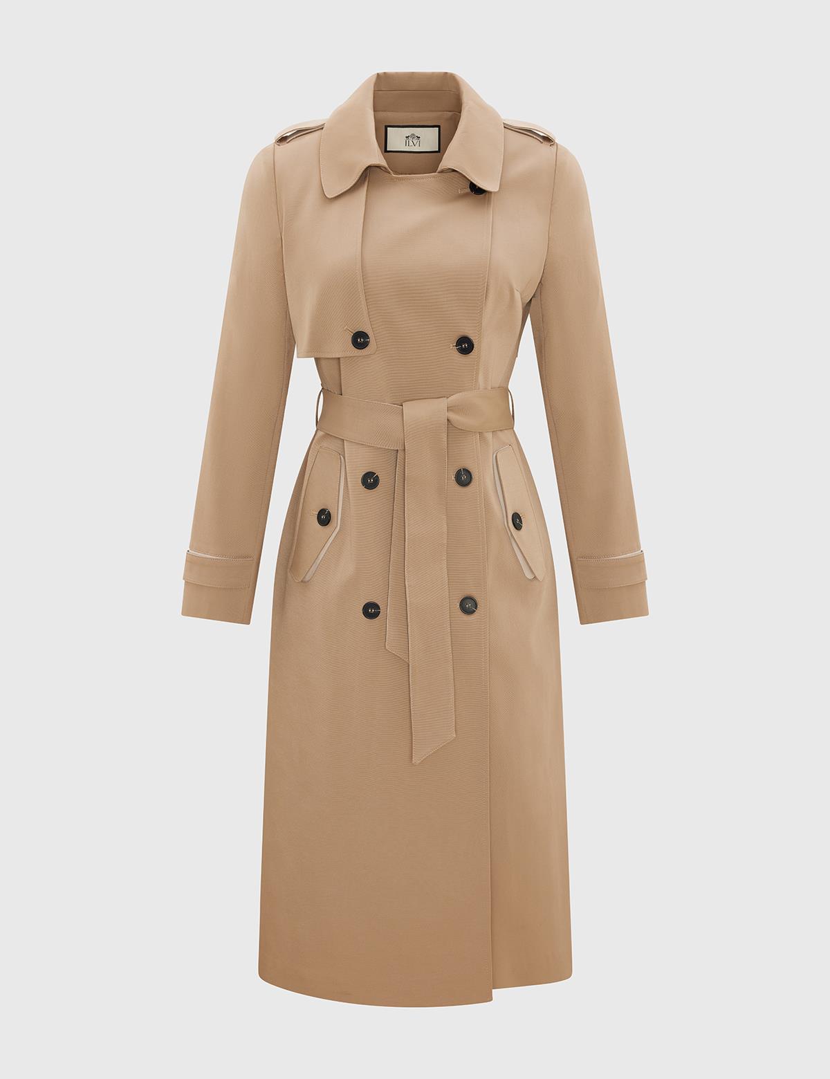 Arira Camel Women's Trench Coat