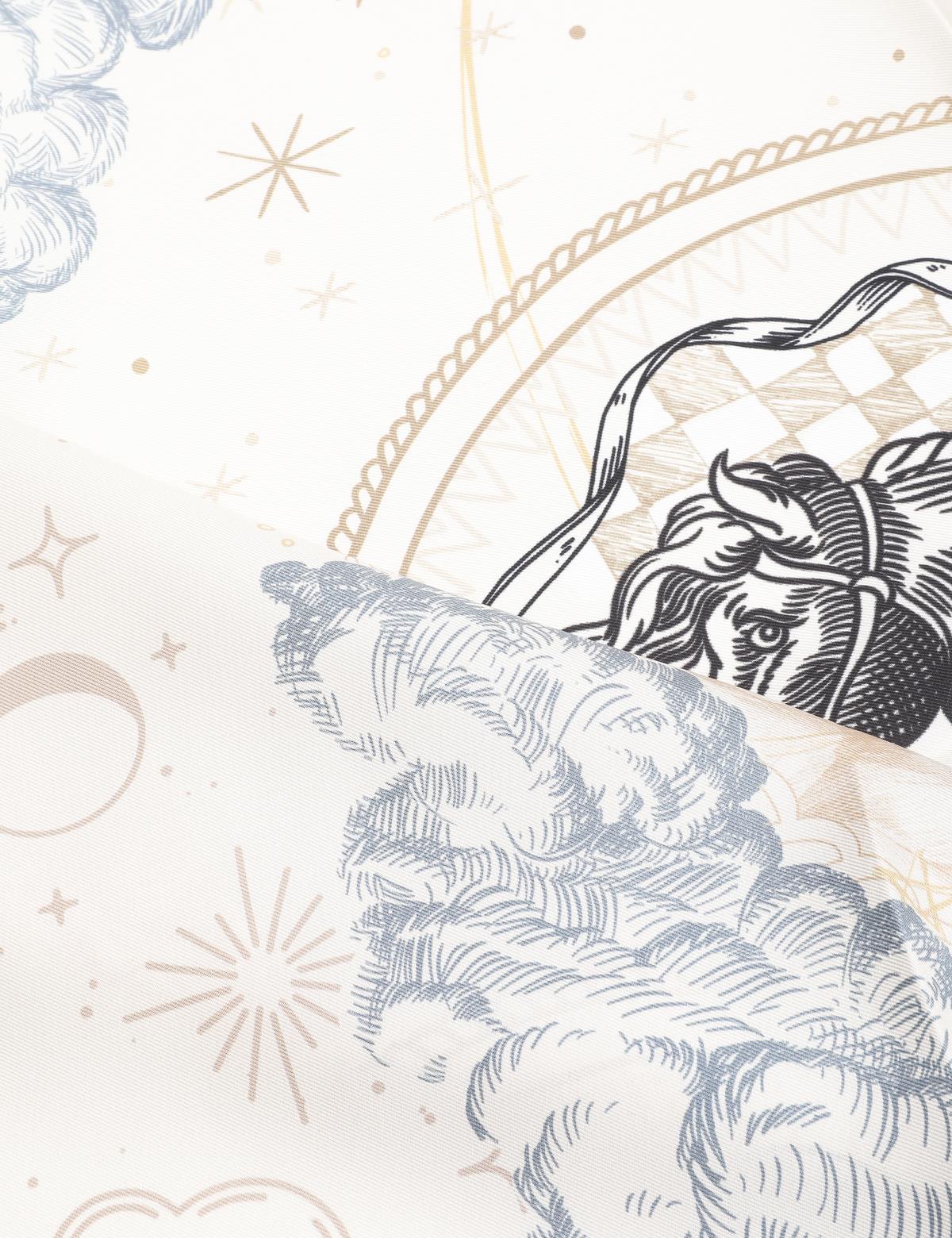 Arita Ecru Silk Twill Women's Scarf