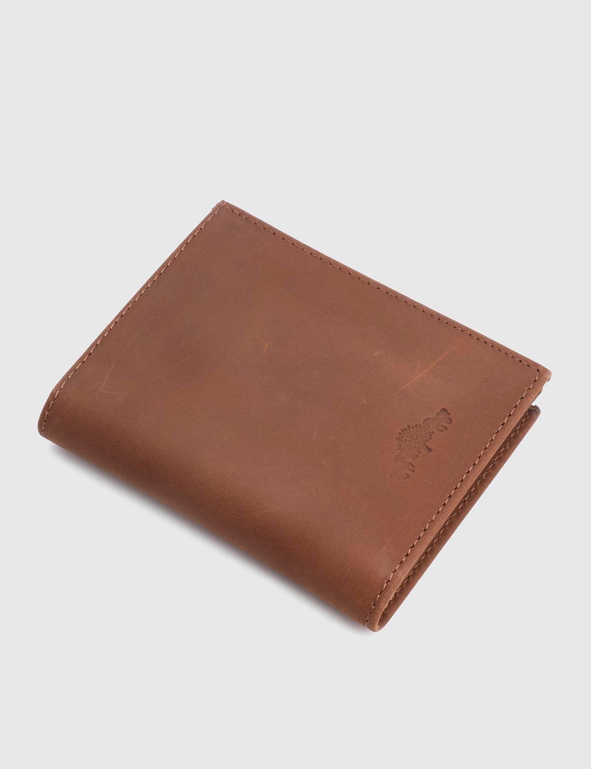 Aron Brown Crazy Leather Men's Wallet