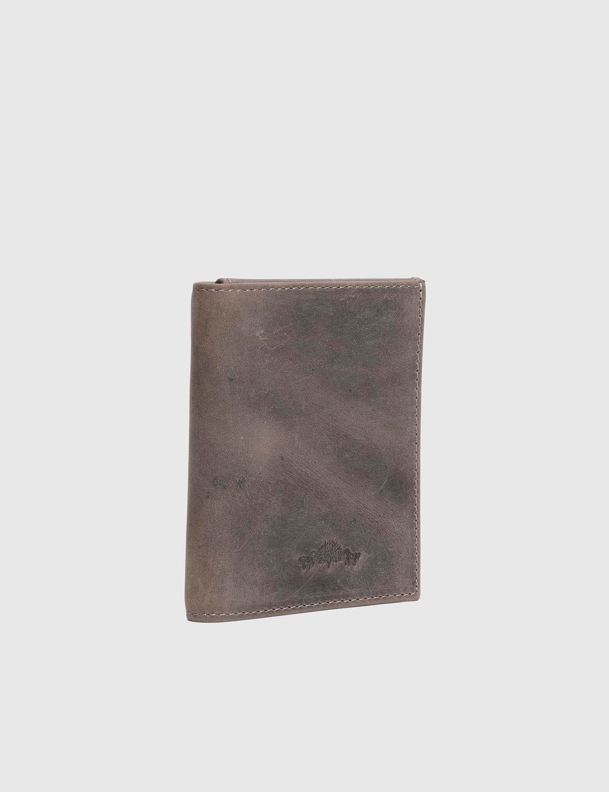 Aron Mink Crazy Leather Men's Wallet