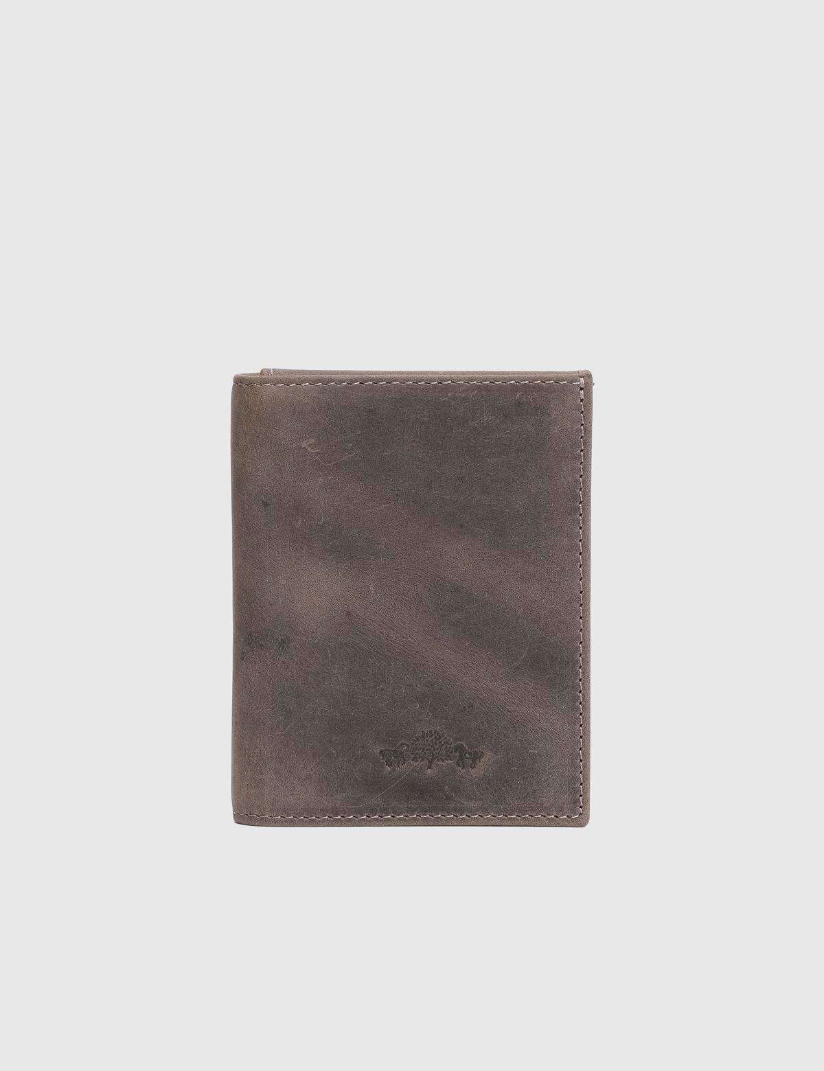 Aron Mink Crazy Leather Men's Wallet