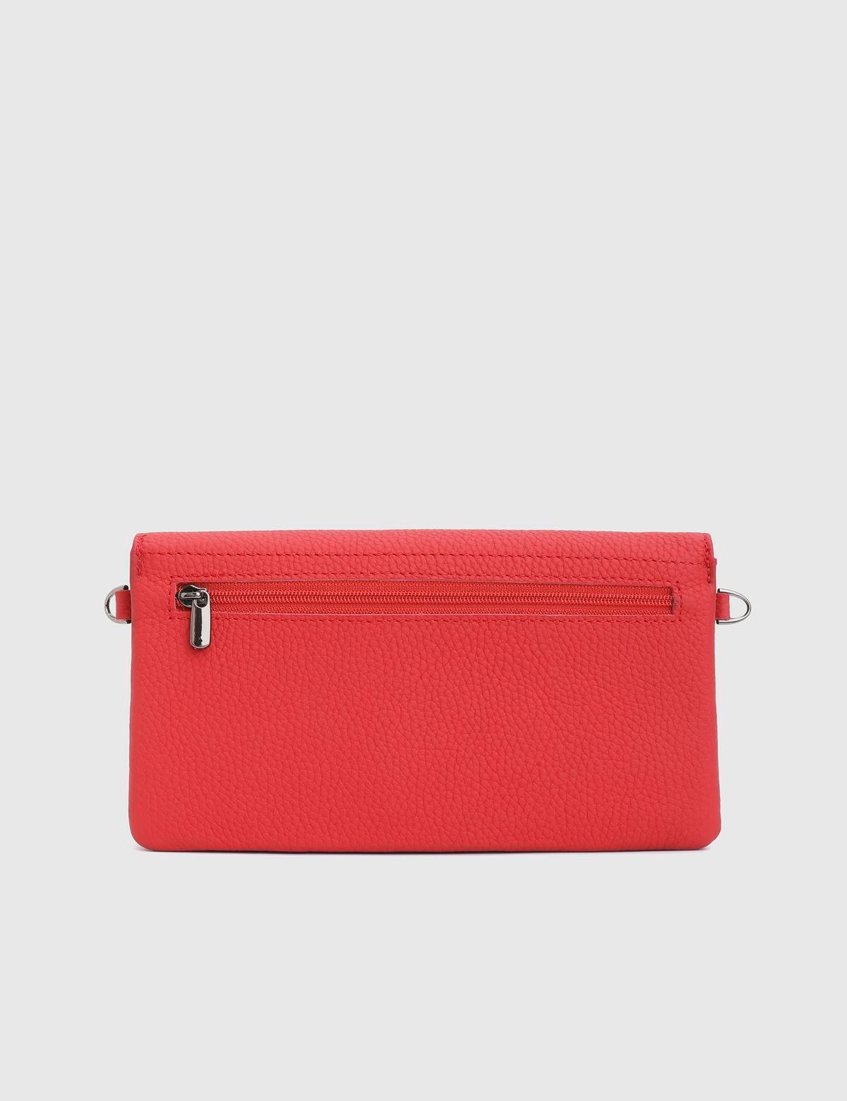 Arvin Red Floater Leather Women's Wallet