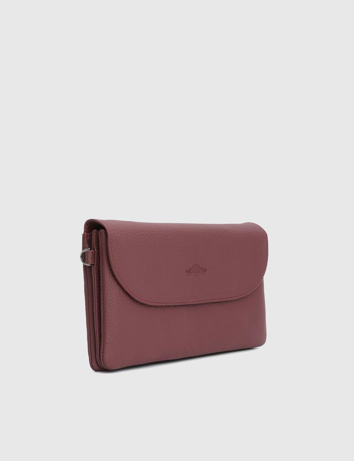Arvin Purple Floater Leather Women's Wallet