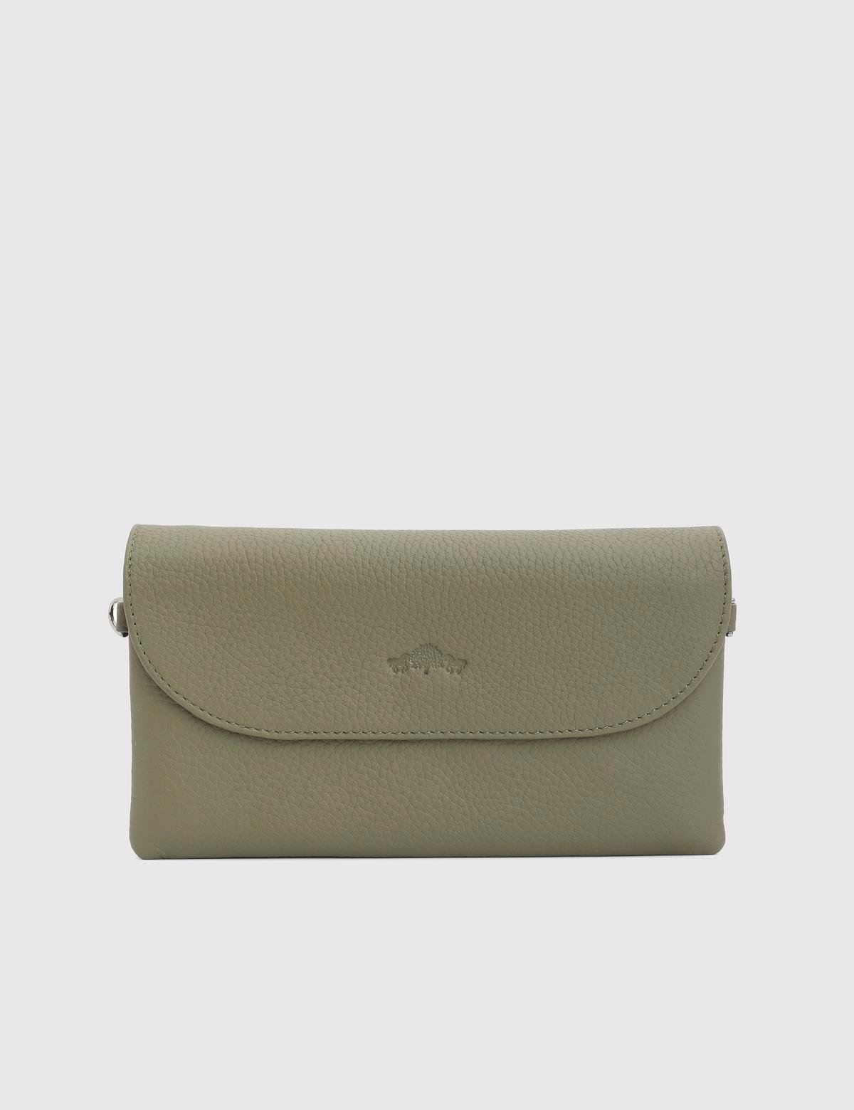 Arvin Green Floater Leather Women's Wallet