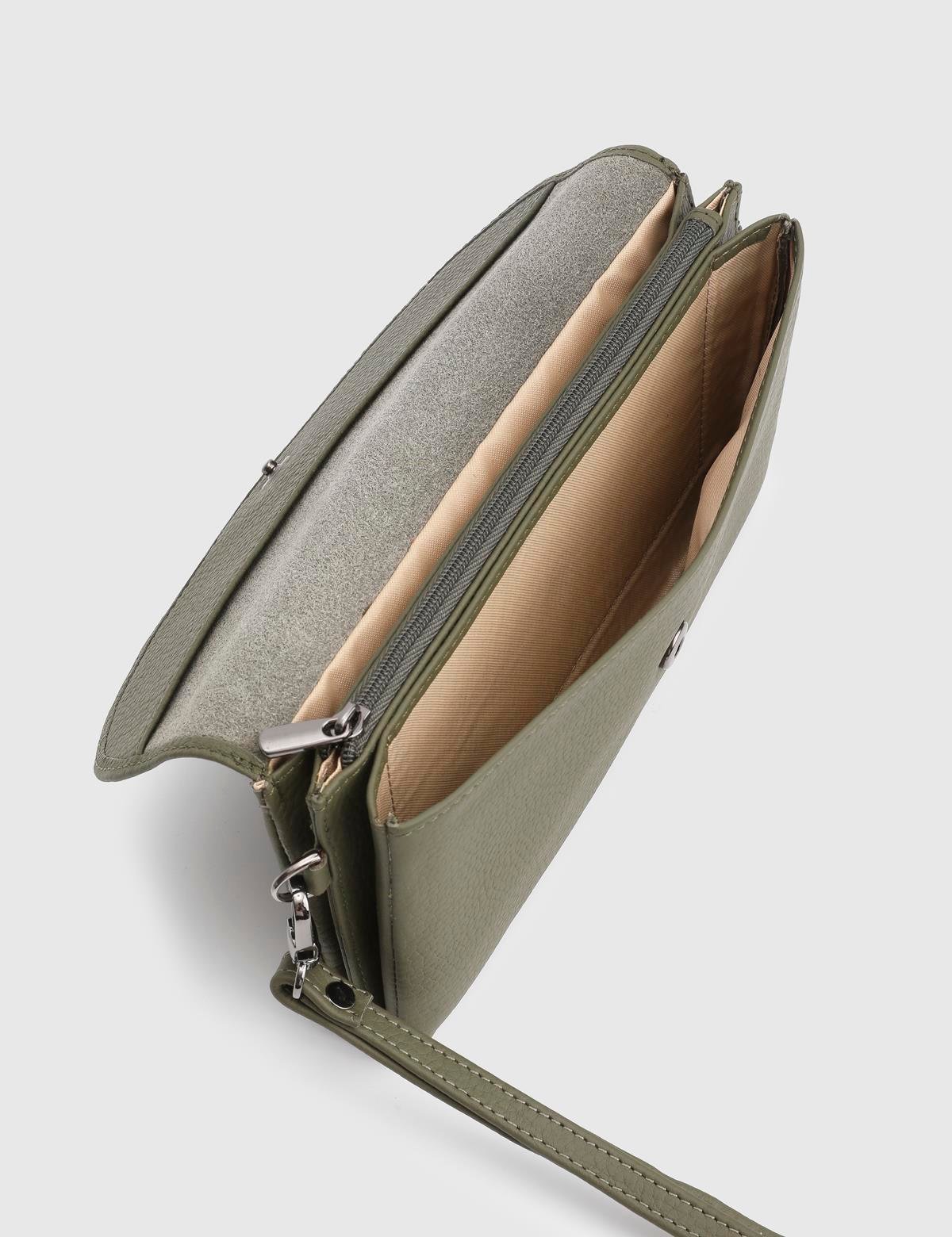 Arvin Green Floater Leather Women's Wallet