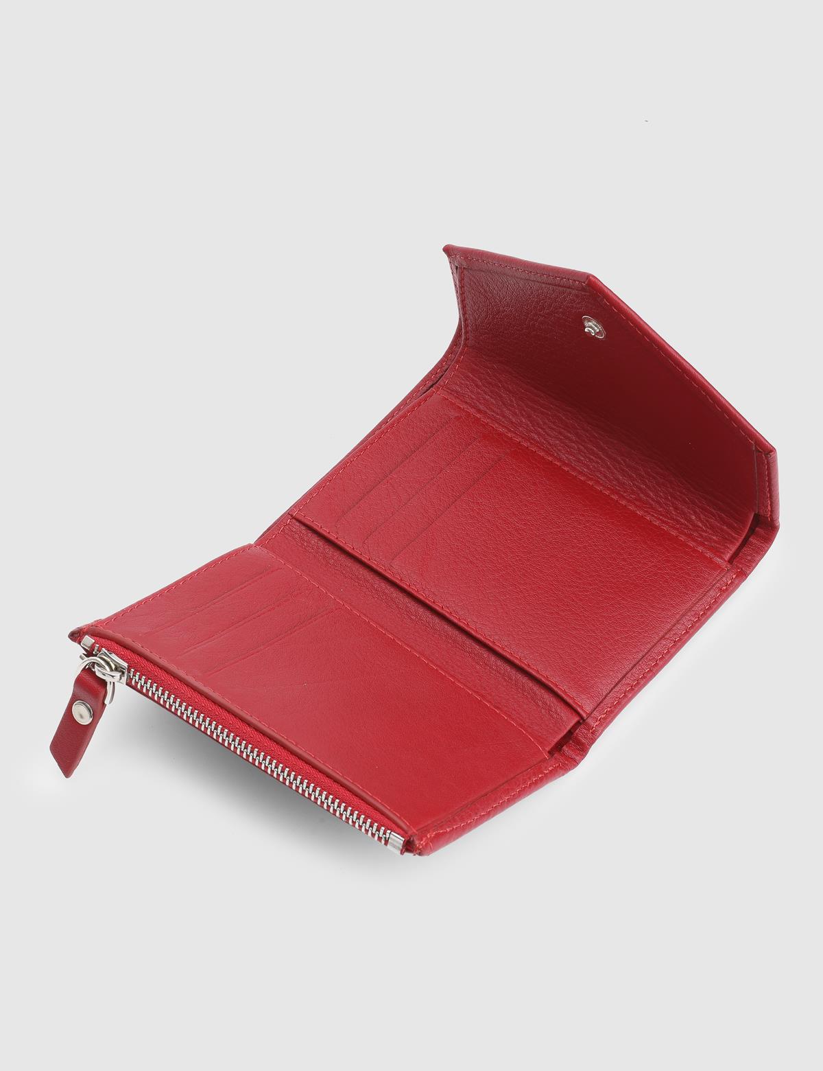 Aryan Red Floater Leather Women's Wallet