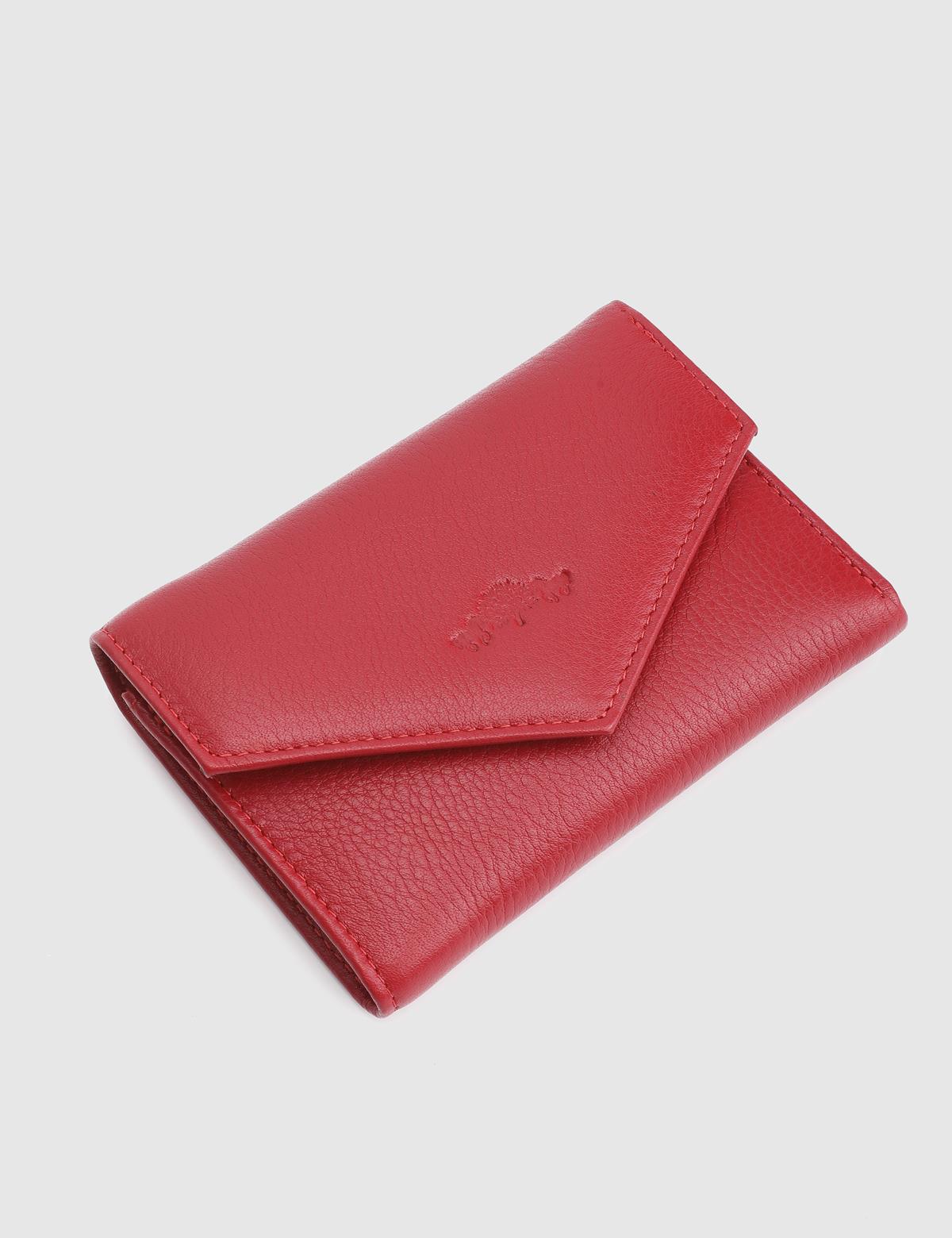 Aryan Red Floater Leather Women's Wallet
