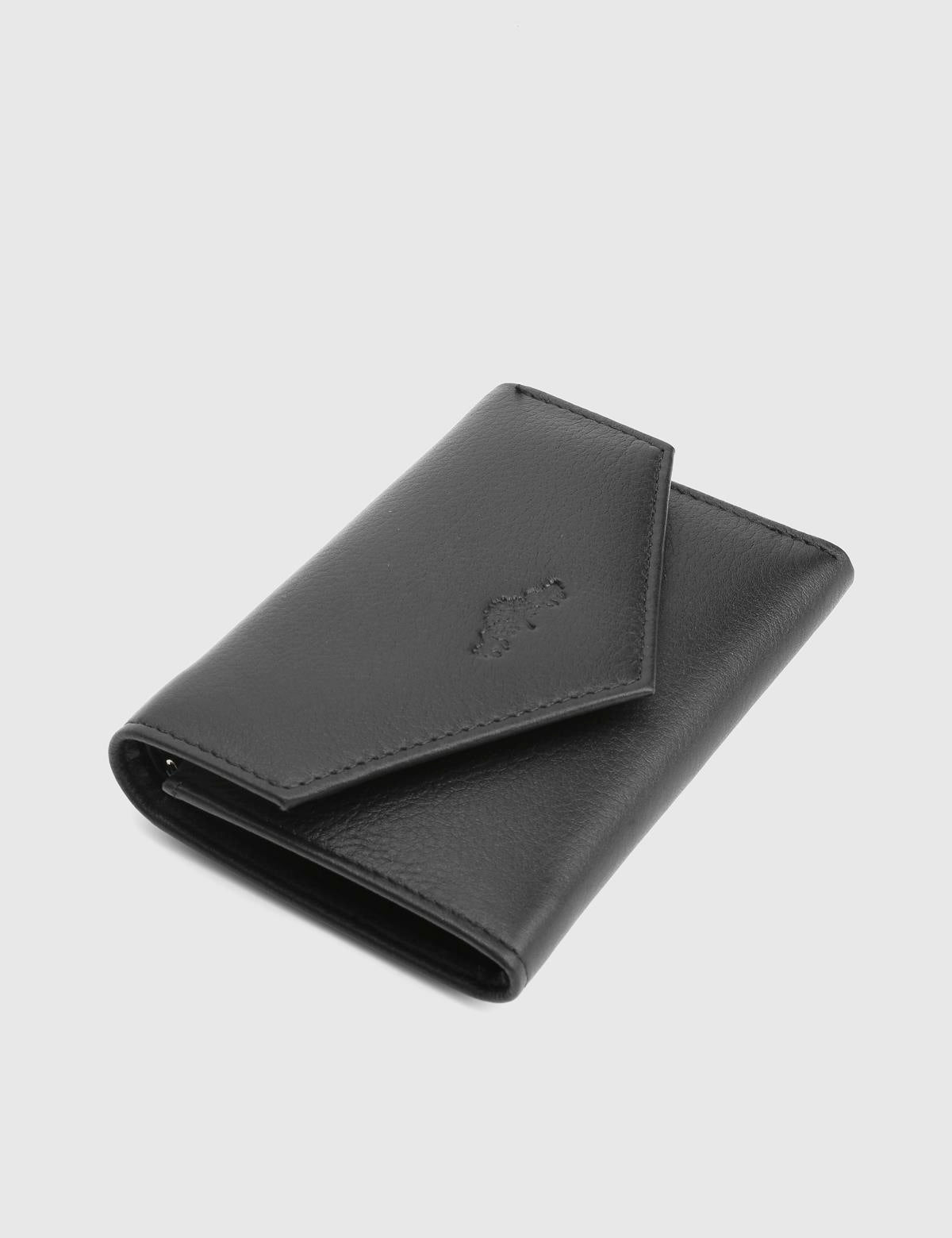 Aryan Black Floater Leather Women's Wallet