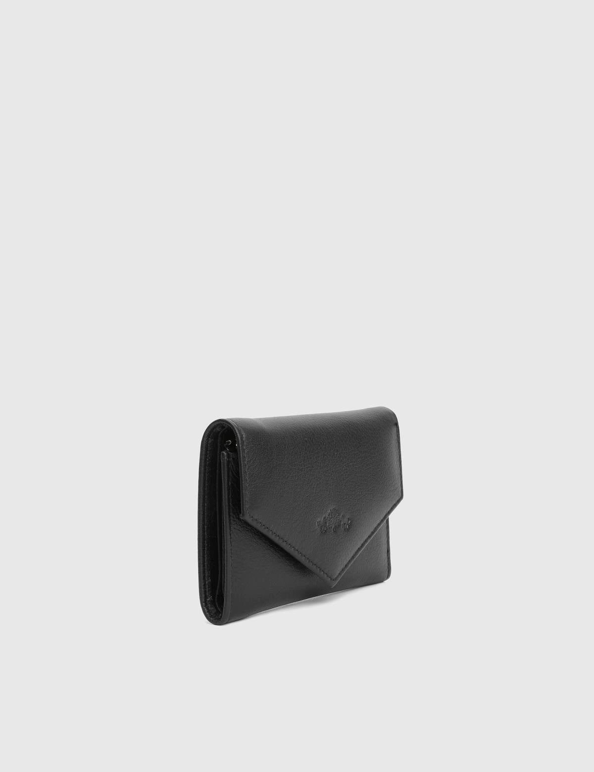 Aryan Black Floater Leather Women's Wallet