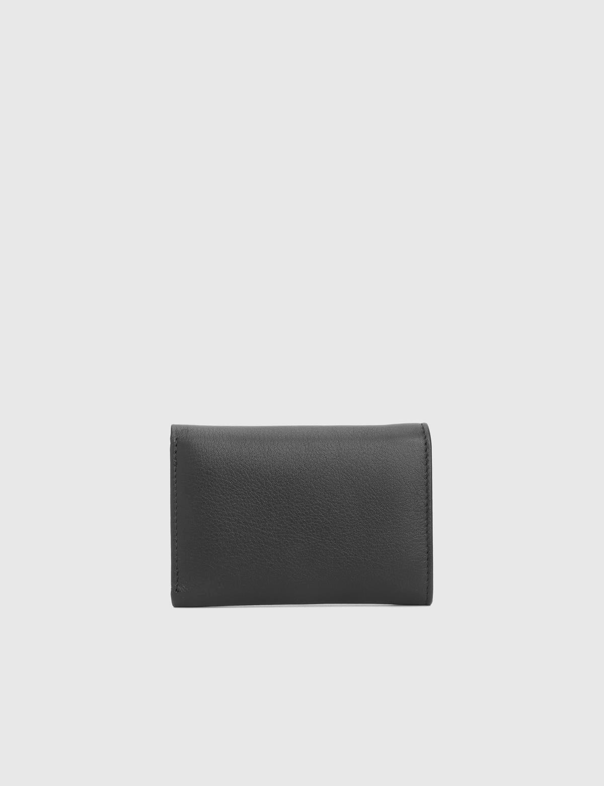 Aryan Black Floater Leather Women's Wallet