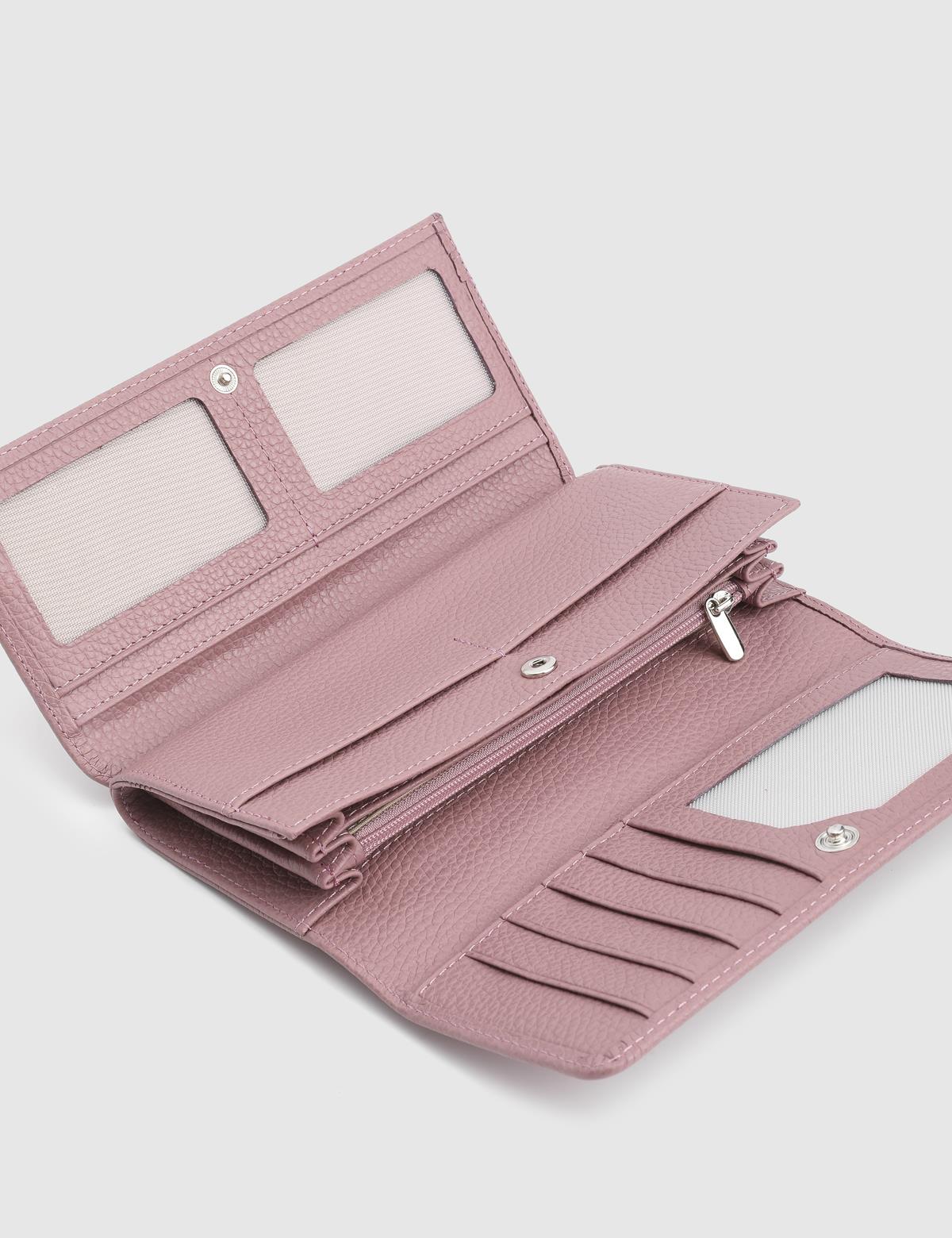 Benson Powder Pink Floater Leather Women's Wallet