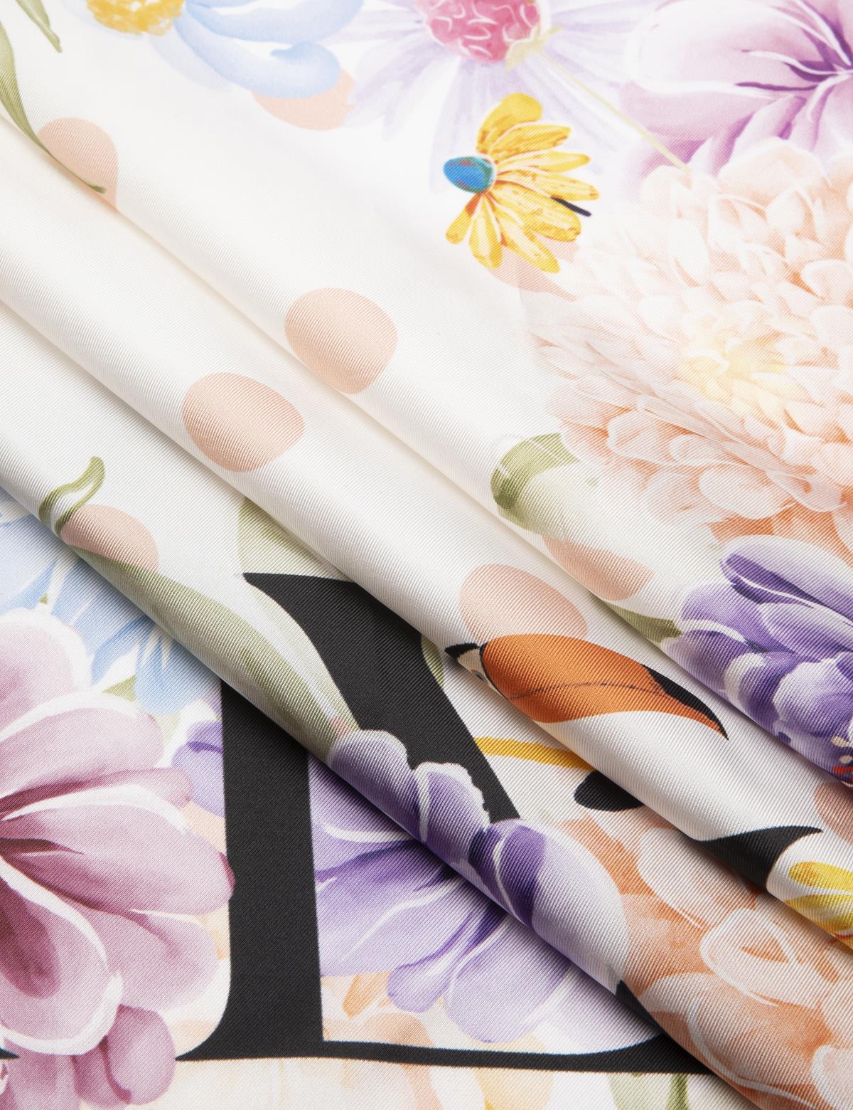 Bilzen Powder Pink Silk Twill Women's Scarf