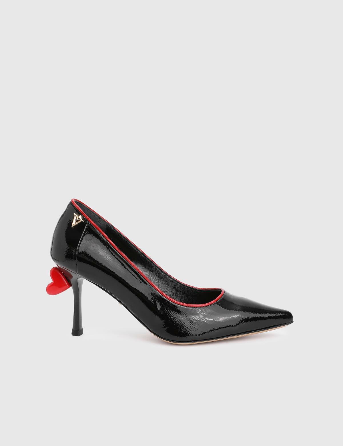 Blomi Black Patent Leather Women's Pump