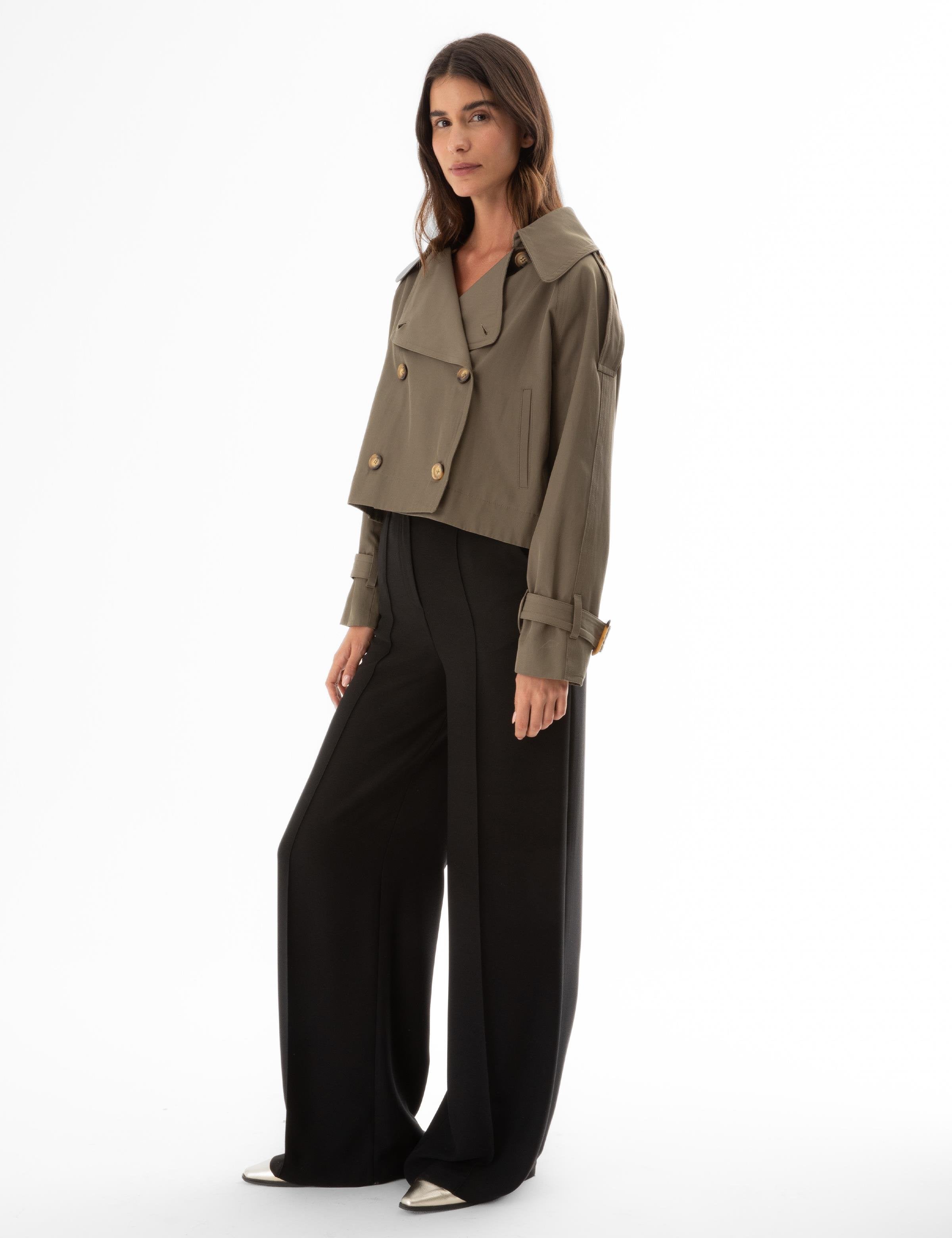 Bolton Khaki Women's Trench Coat