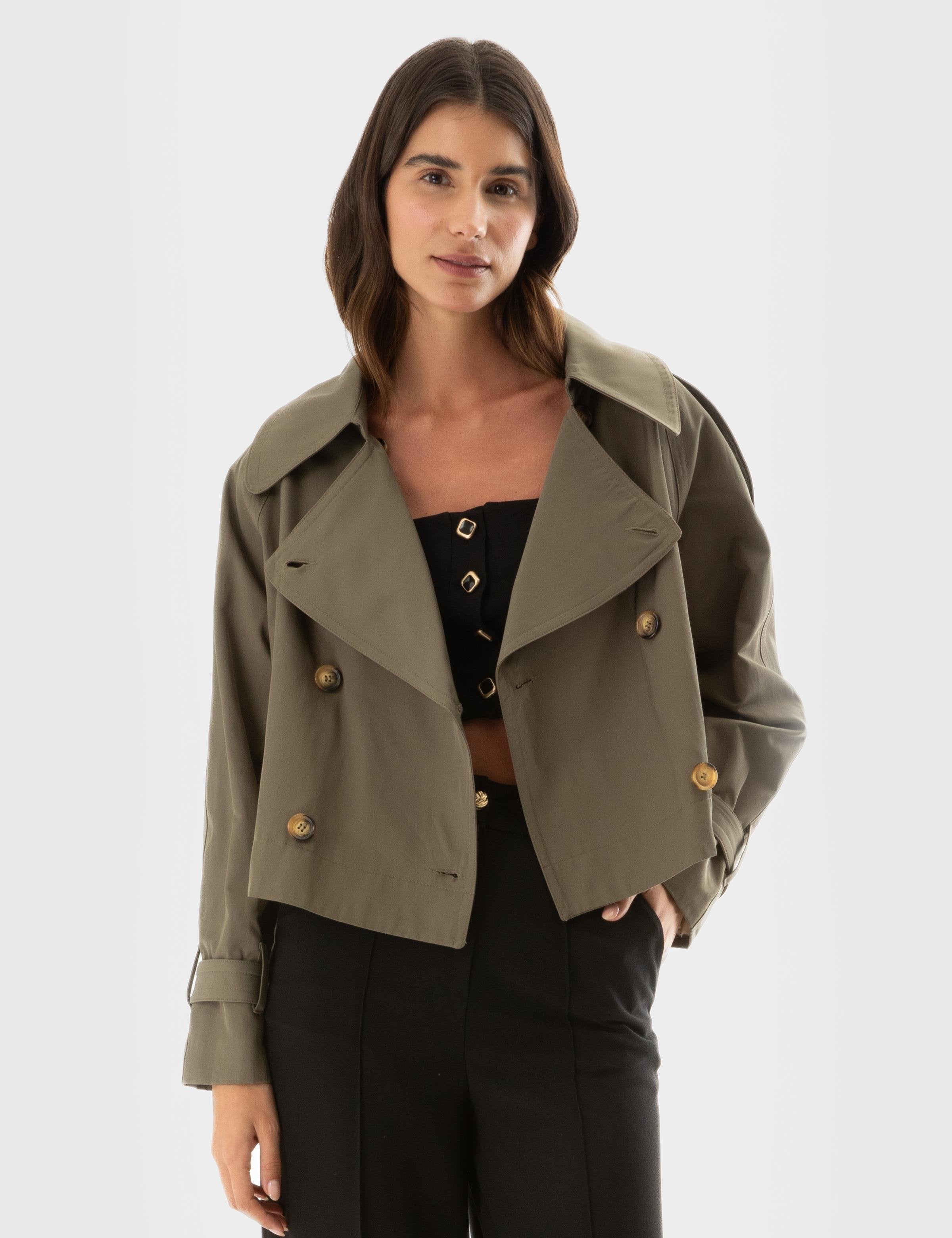 Bolton Khaki Women's Trench Coat