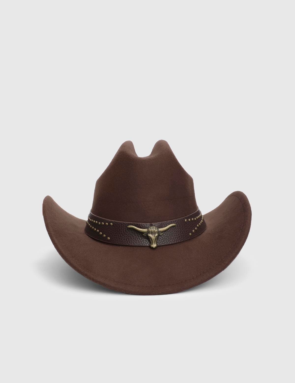 Boris Brown Unisex Cashmere Cowboy Hat