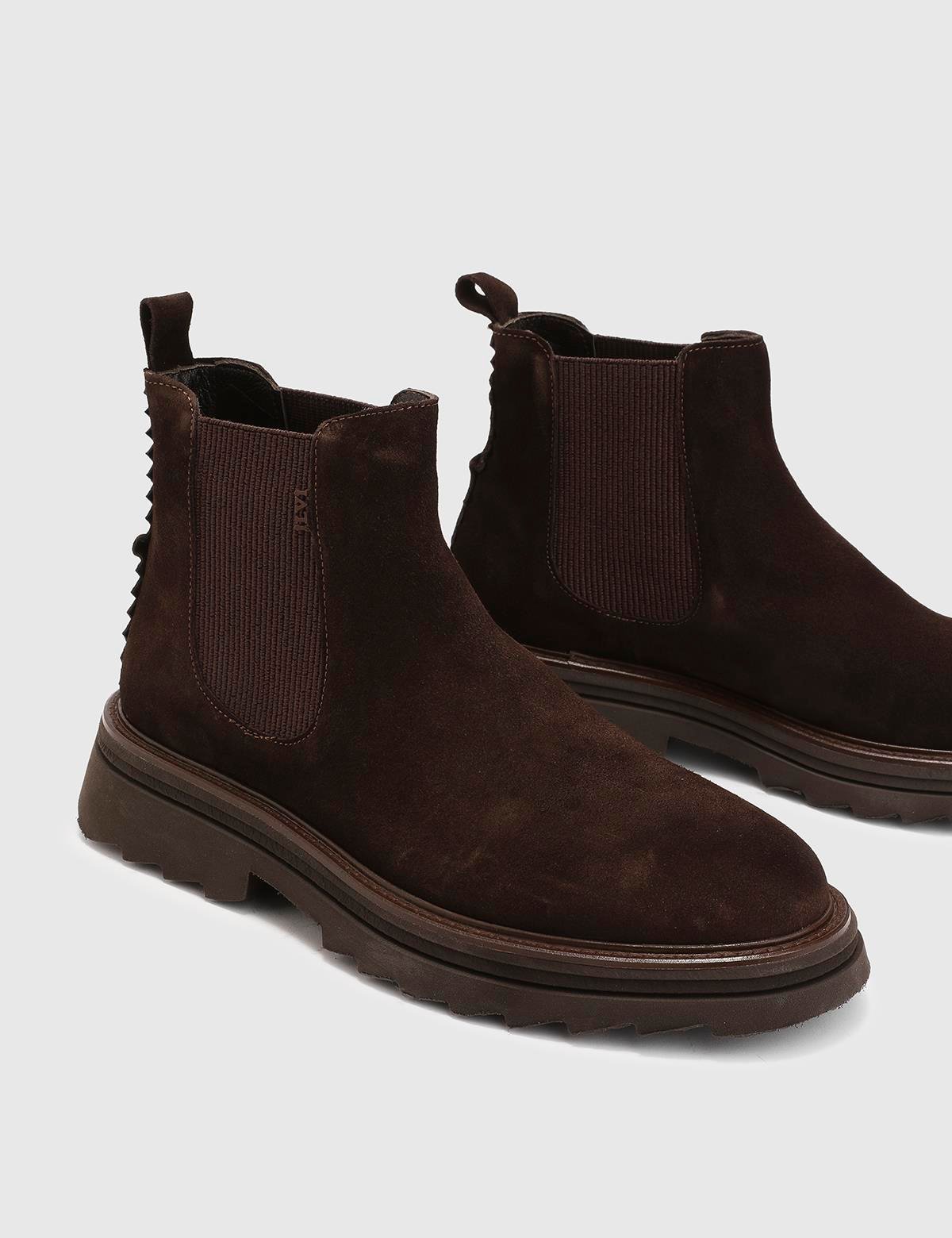 Born Brown Suede Leather Men's Boot