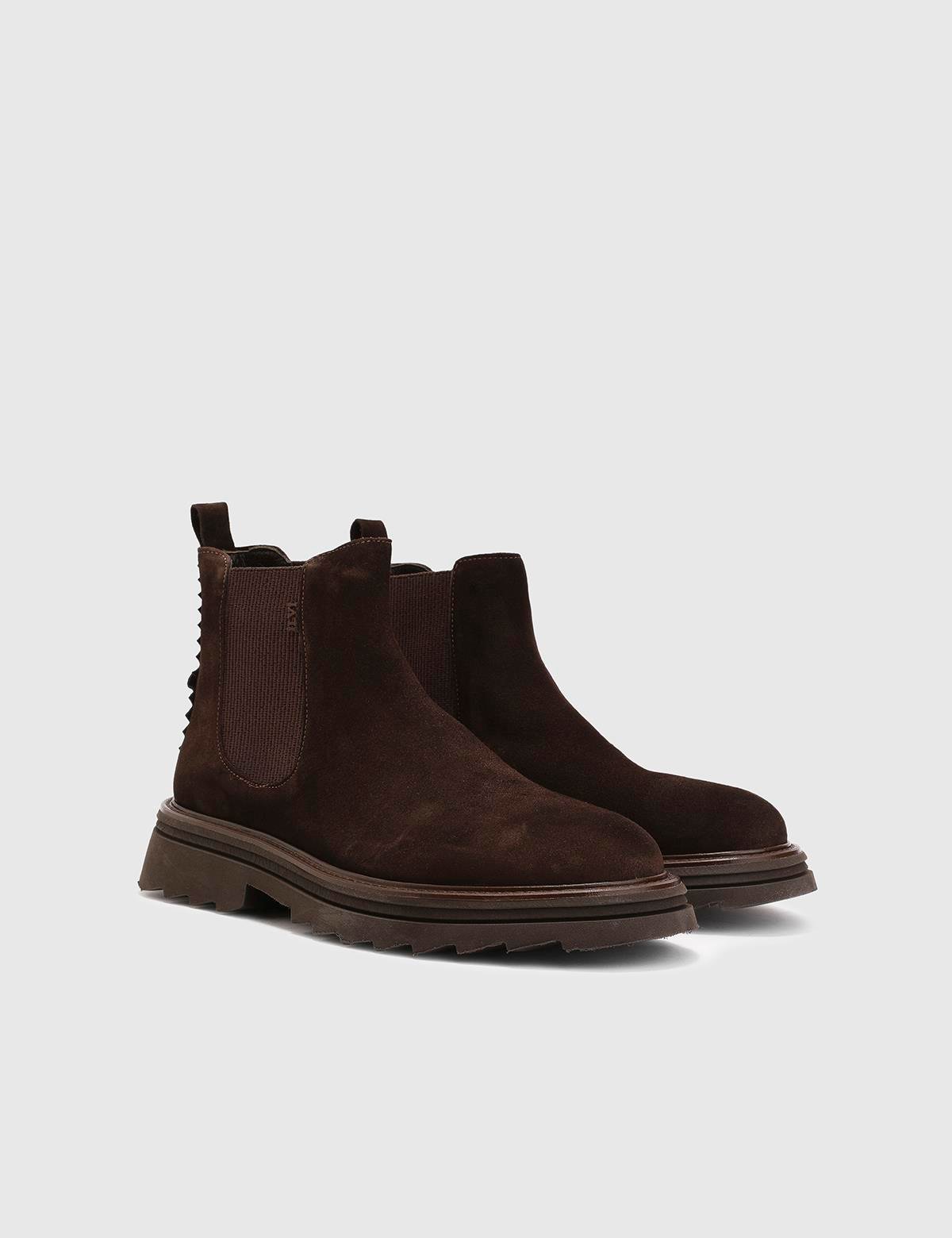Born Brown Suede Leather Men's Boot