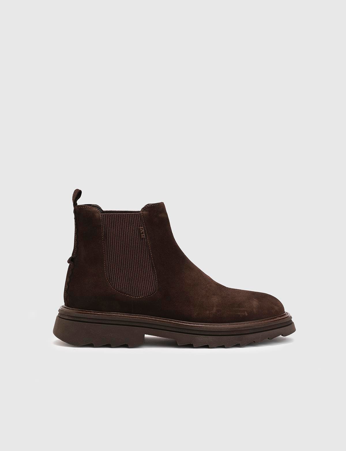 Born Brown Suede Leather Men's Boot