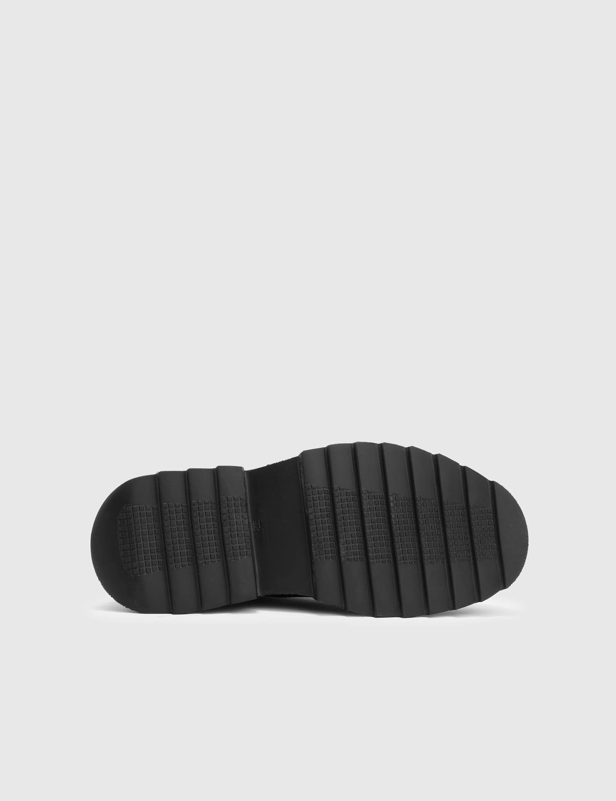 Born Black Suede Leather Men's Boot