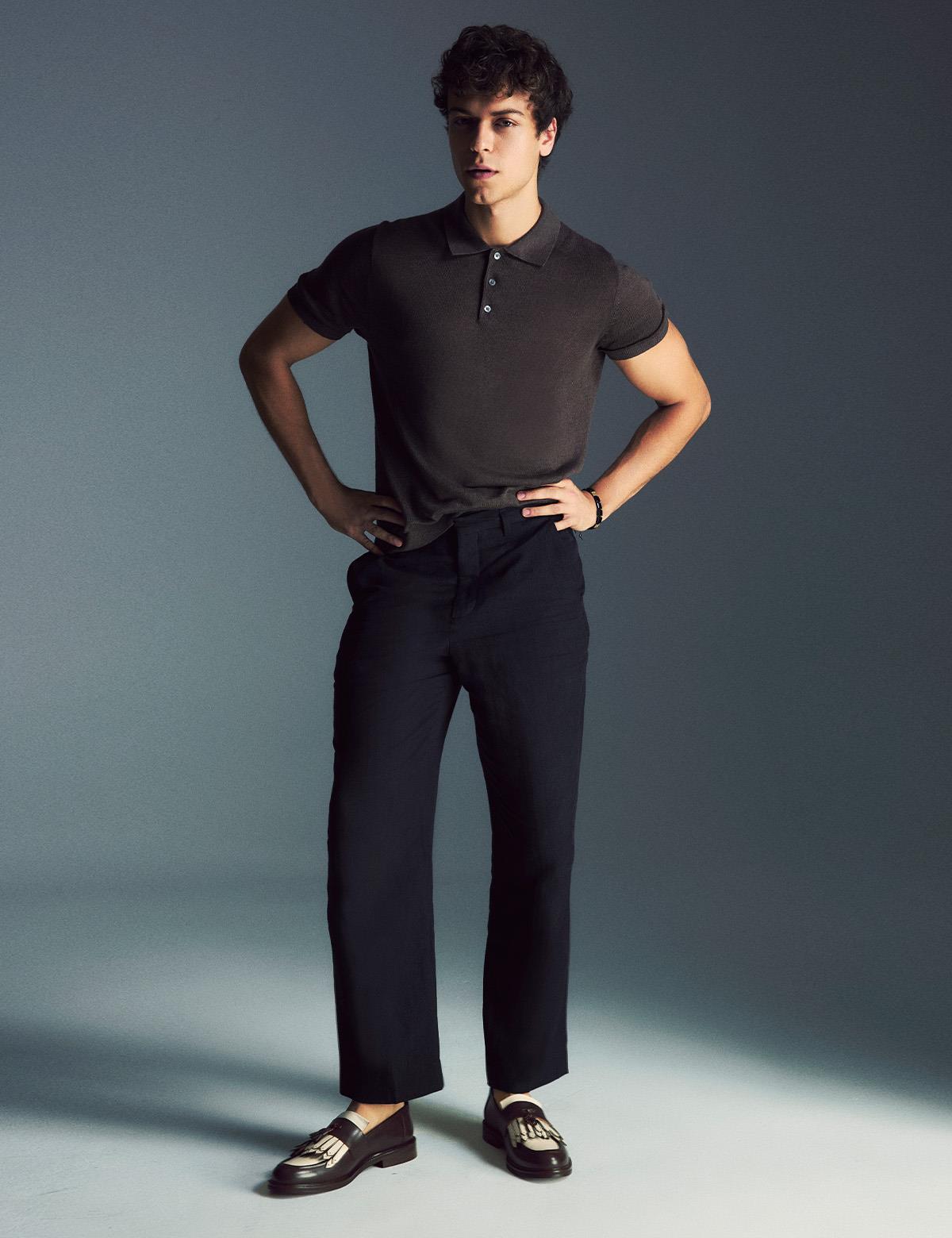 Broume Brown Leather Men's Loafer