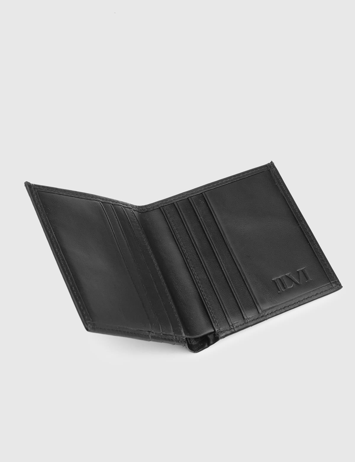 Bruno Black Leather Men's Wallet