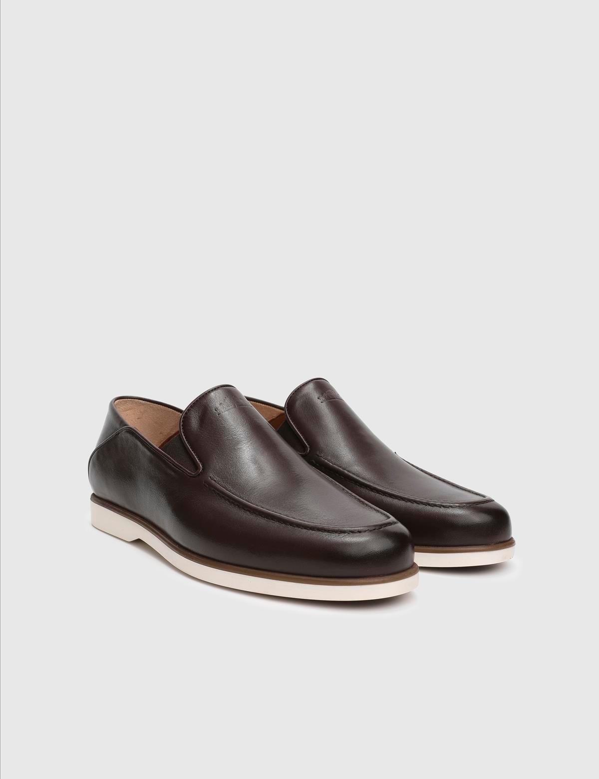 Cadence Brown Leather Men's Loafer