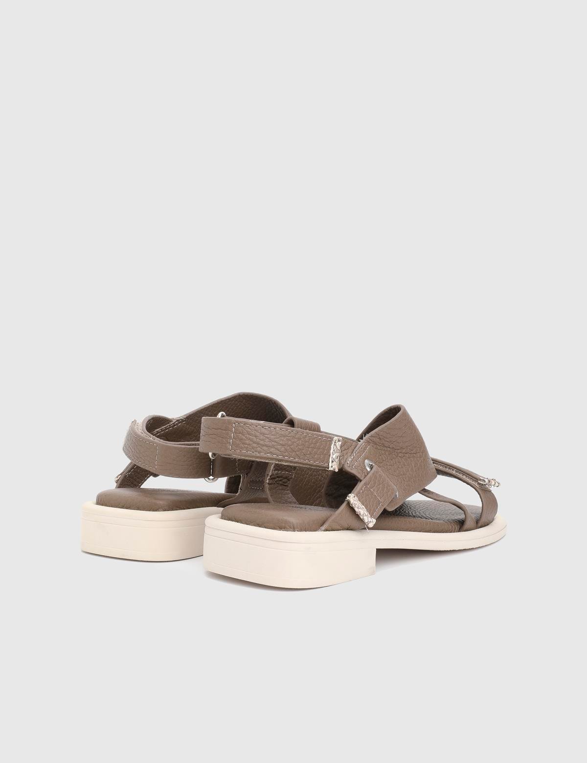 Carcee Mink Floater Leather Women's Sandal