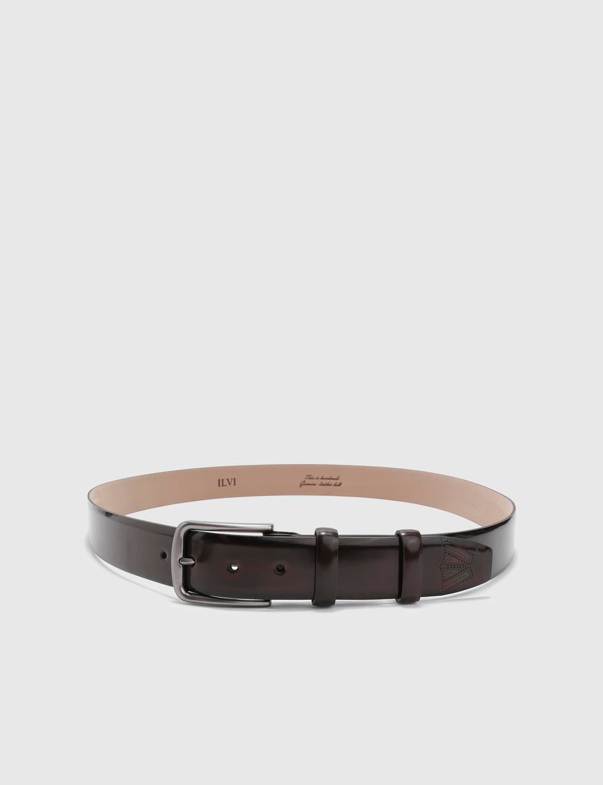 Cercis Brown Florentic Leather Men's Belt