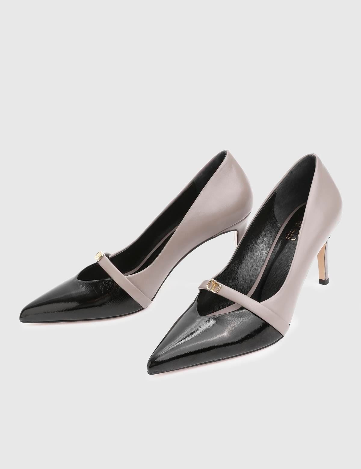 Charo Mink Leather Women's Pump