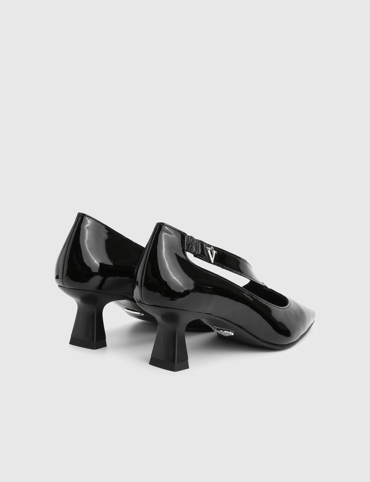 Chiera Black Patent Leather Women's Pump