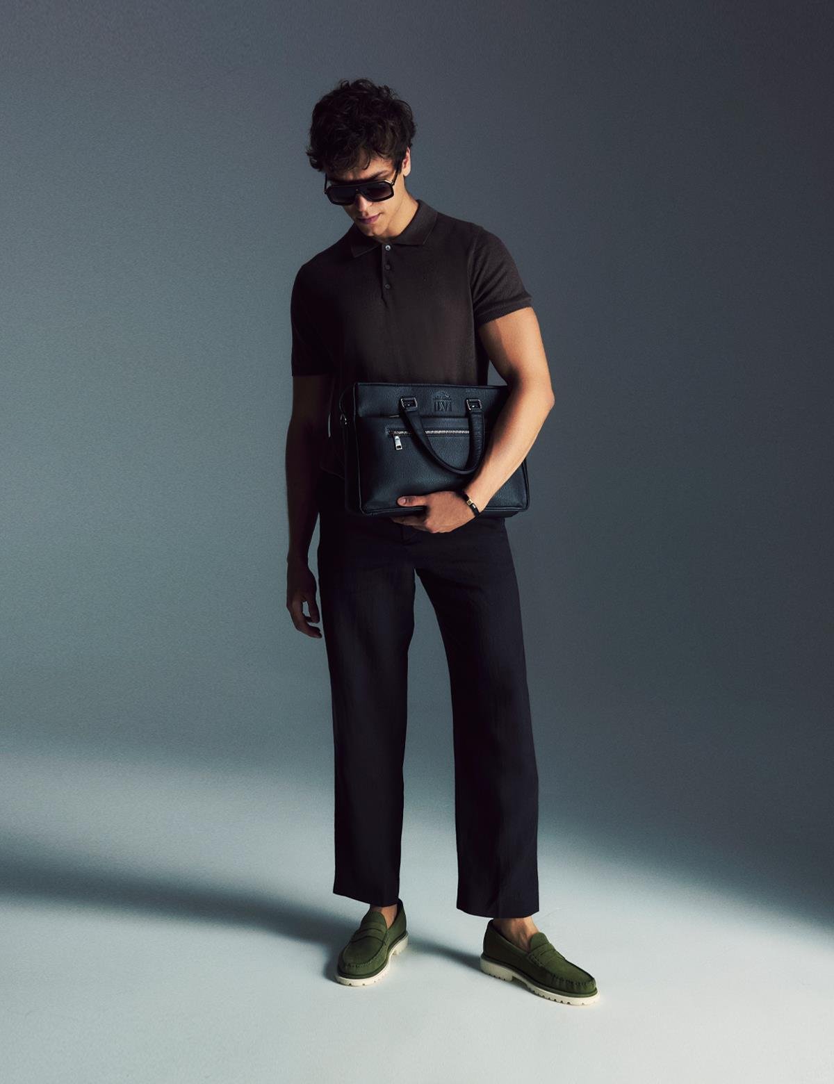 Crowle Green Suede Leather Men's Loafer