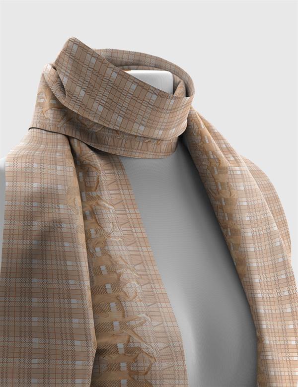 Dakota Beige Unisex Shawl