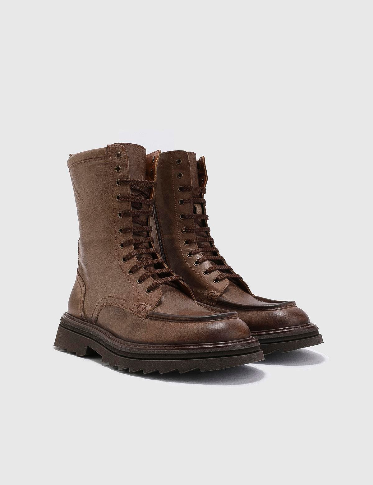 Denıs Mink Leather Men's Boot