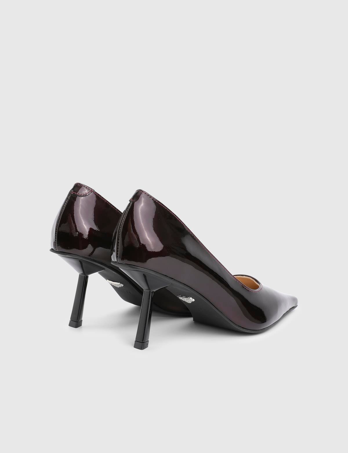 Diami Burgundy Patent Leather Women's Pump
