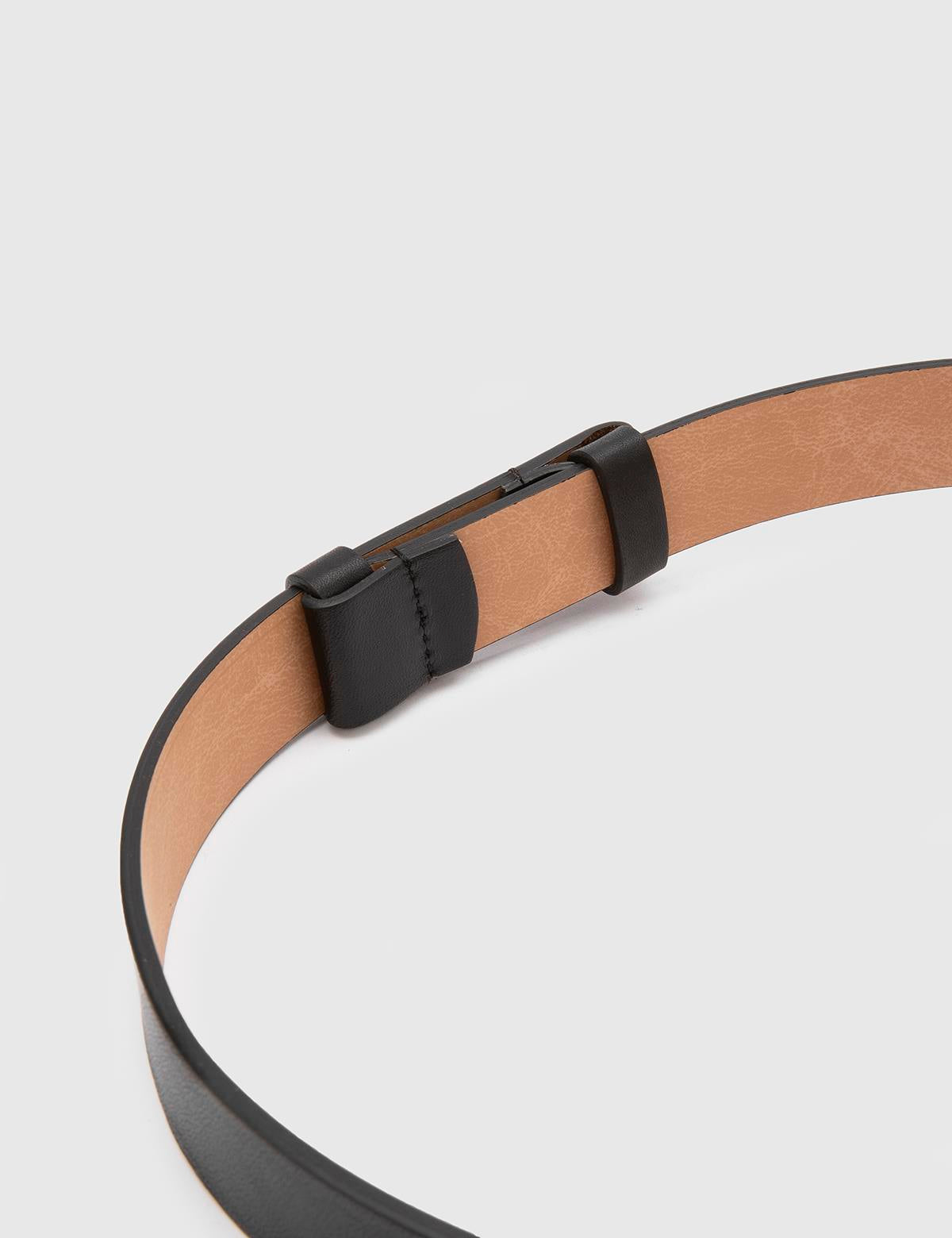 Dickson Black Leather Women's Belt