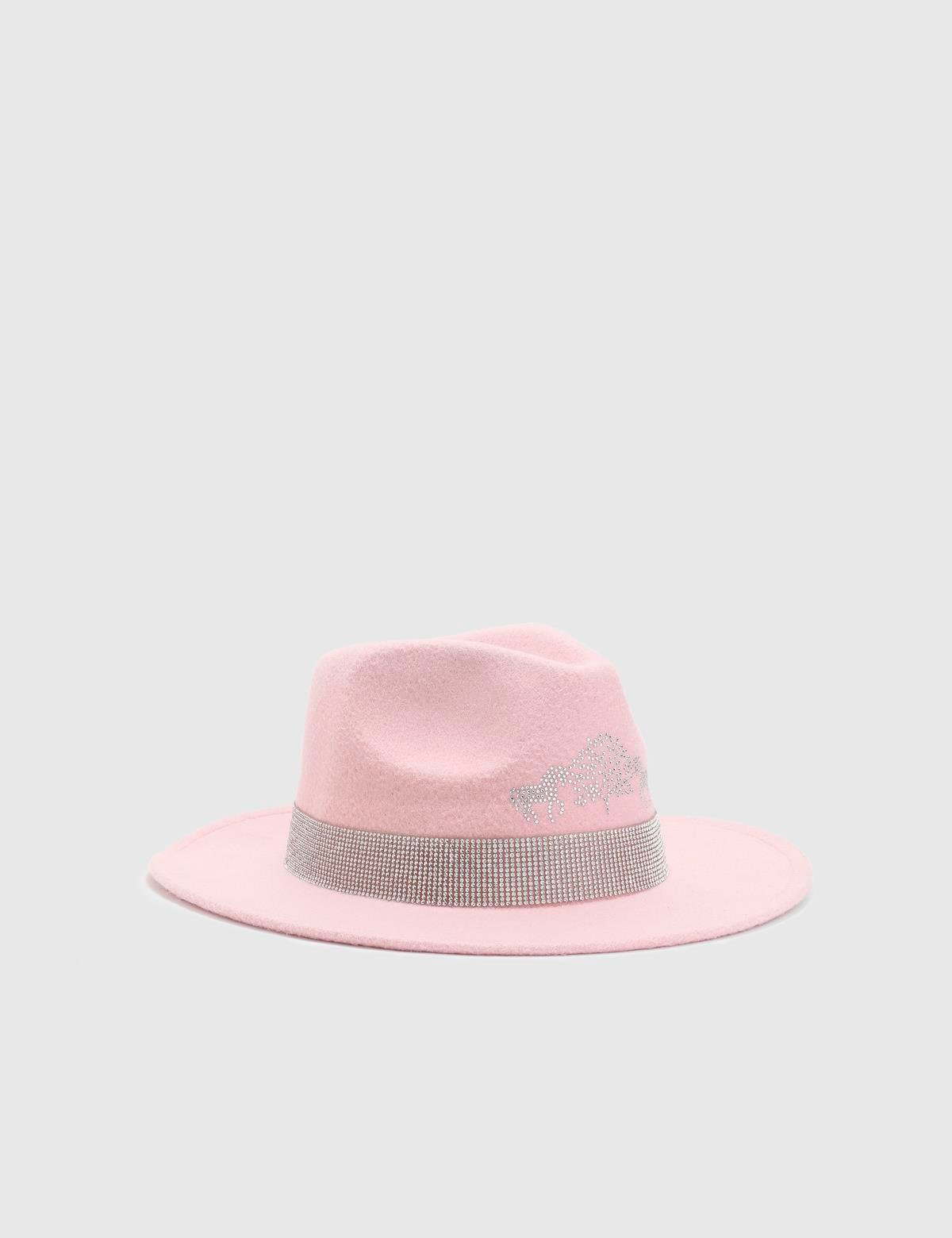 Dolares Powder Pink Women's Cashmere Hat